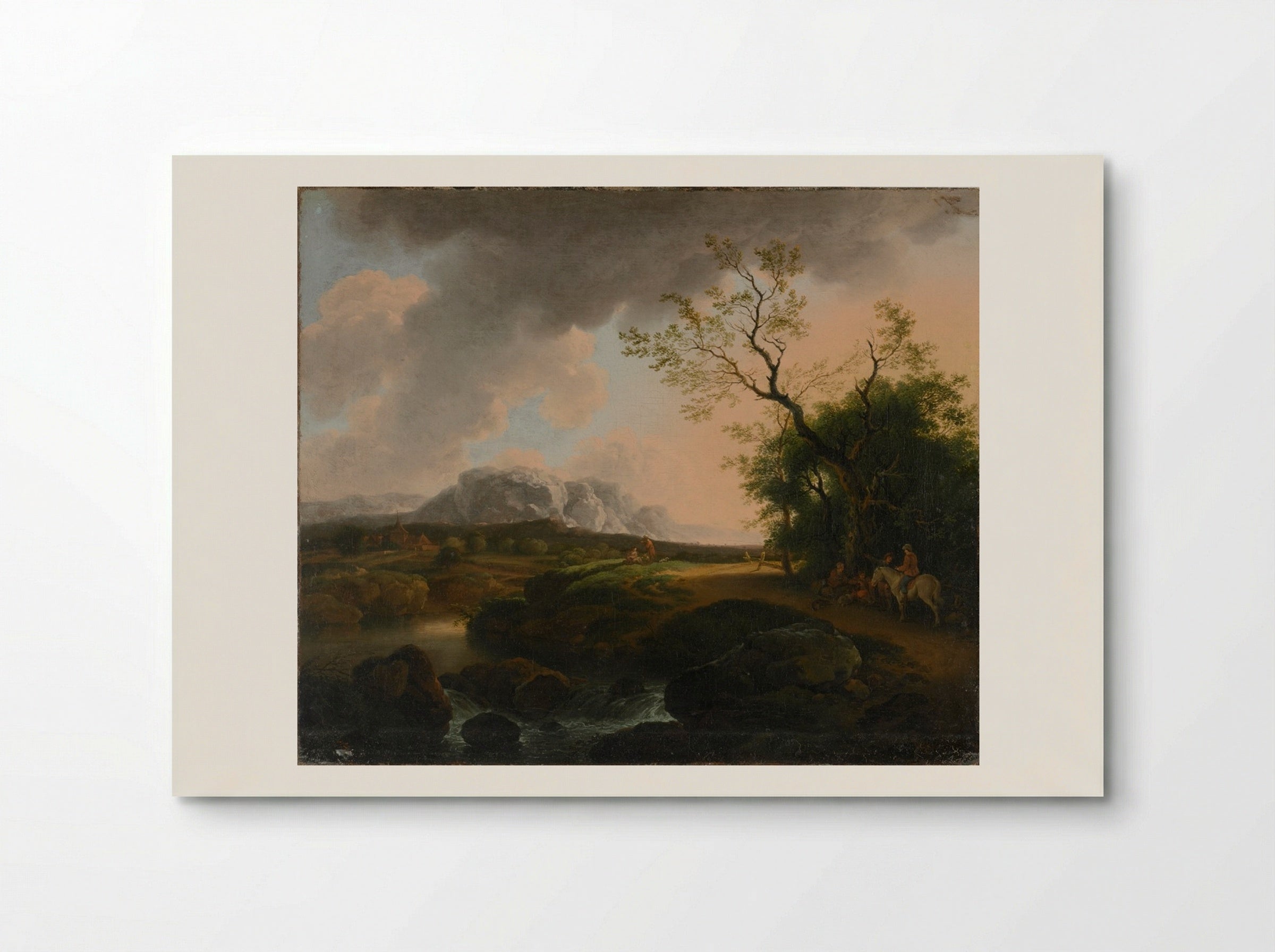 Landscape with Travelers - Ferdinand Kobell - Poster