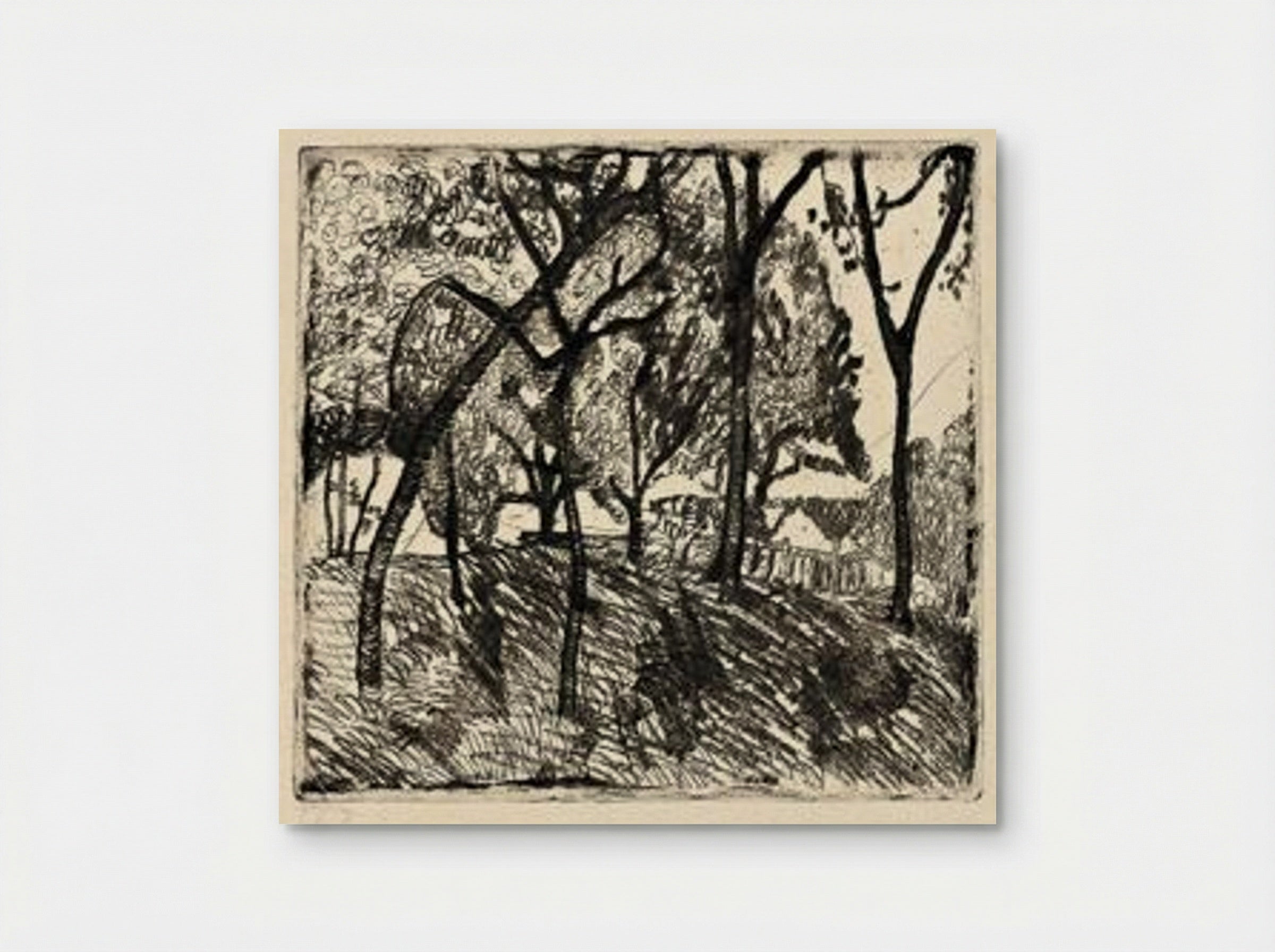 Landscape with Trees - Paula Modersohn-Becker - Poster