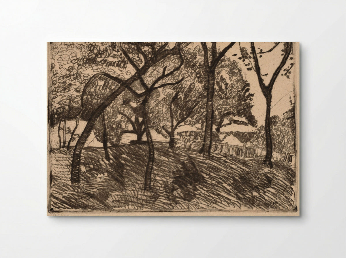Landscape with Trees - Paula Modersohn-Becker - Poster