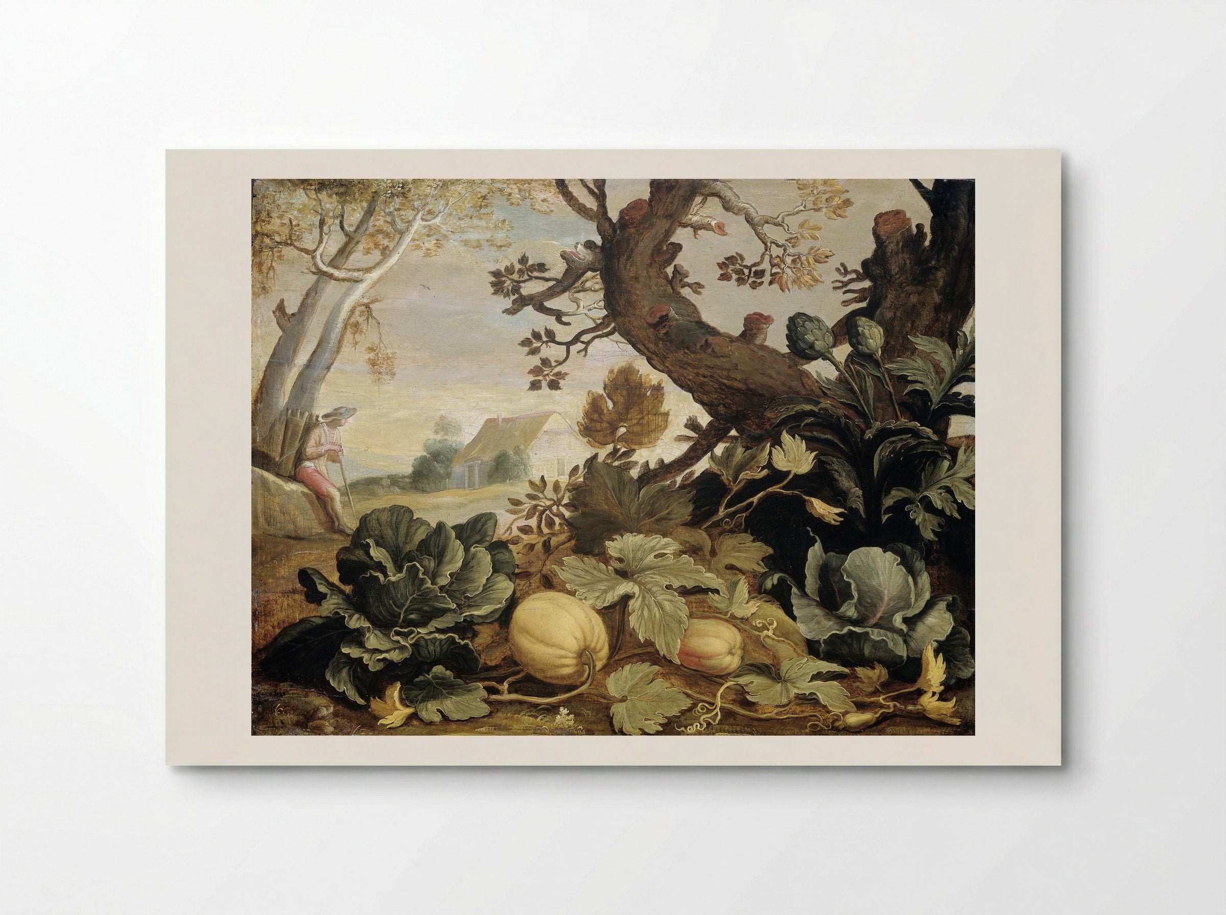 Landscape with Vegetables and Fruit in the Foreground - Abraham Bloemaert - Poster