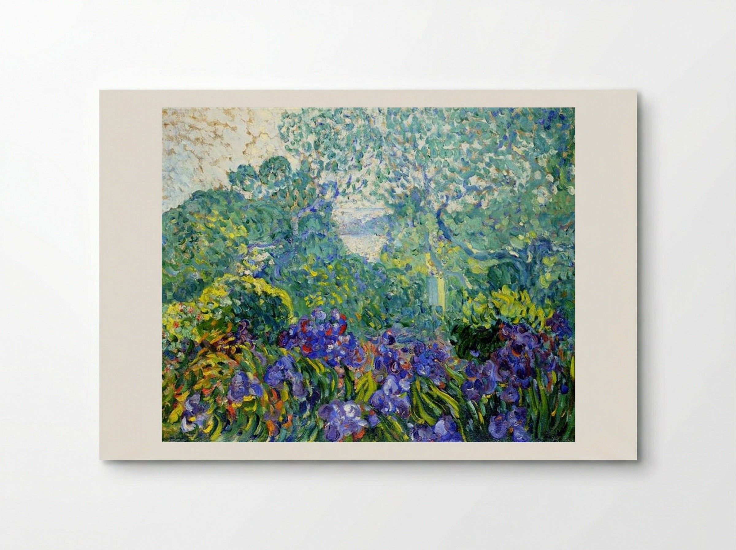 Landscape with Violet Irises - Louis Valtat - Poster