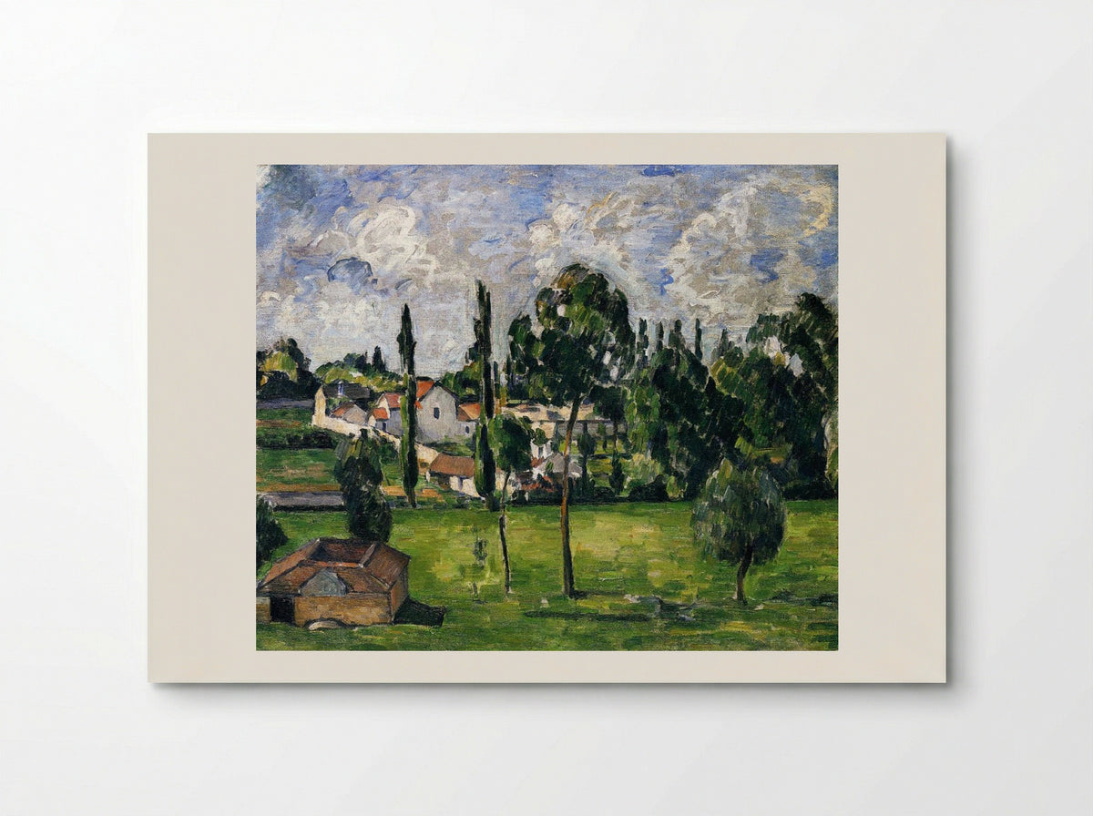Landscape with Waterline - Paul Cézanne - Poster