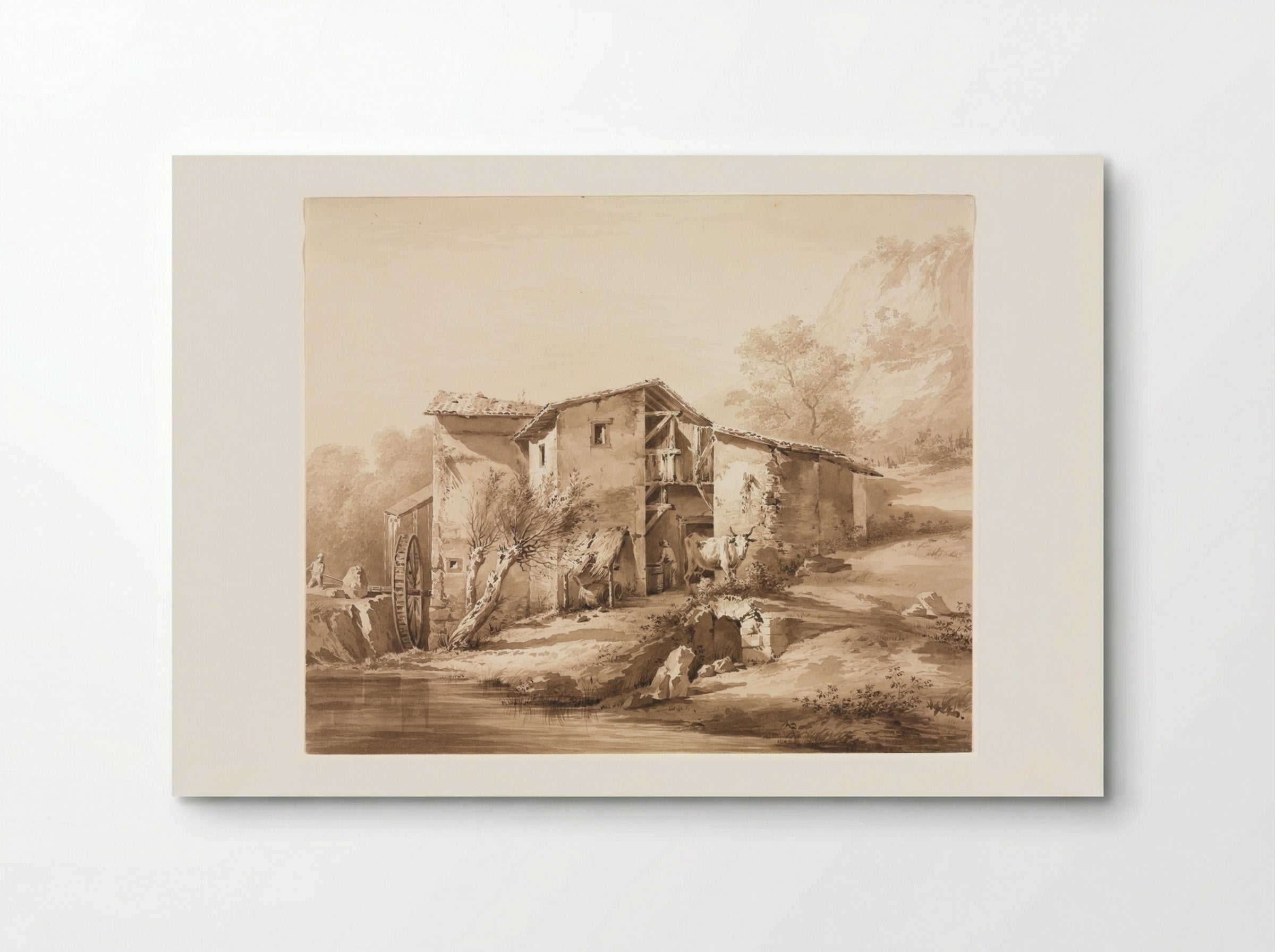 Landscape with Watermill - Jean Jacques de Boissieu - Poster
