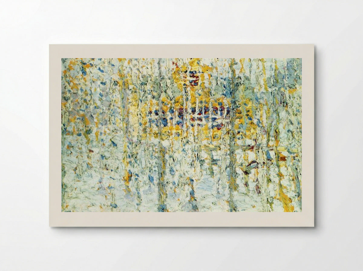 Landscape with Yellow House - Kazimir Malevich - Poster
