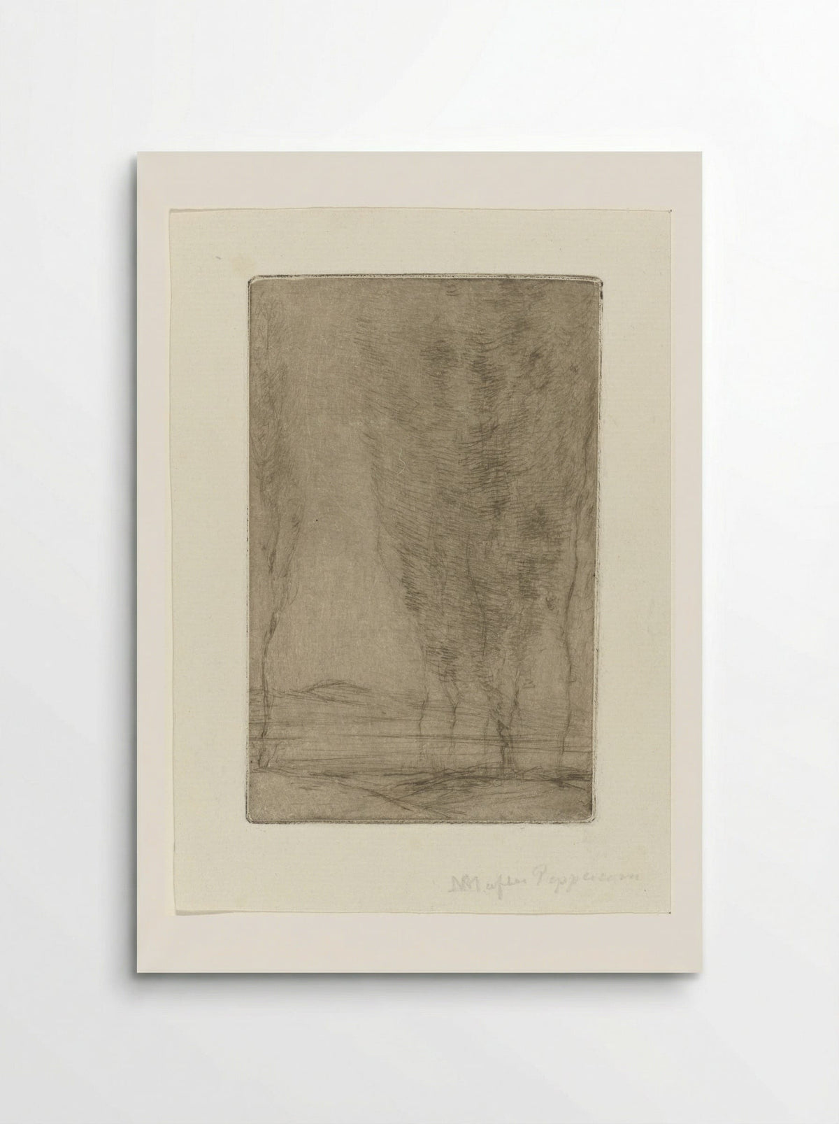 Landscape with a Low Horizon - Matthijs Maris - Poster