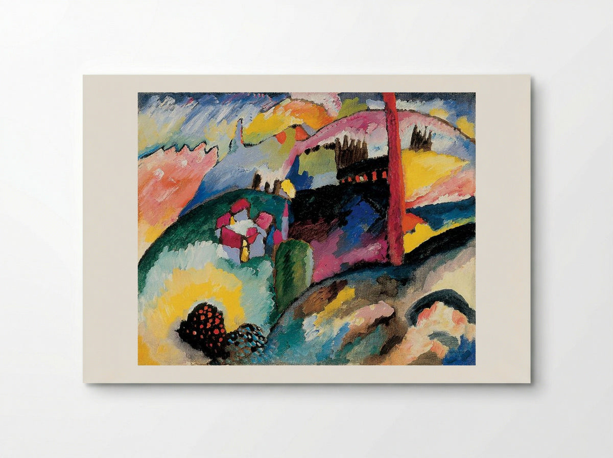 Landscape with factory chimney - Wassily Kandinsky - Poster