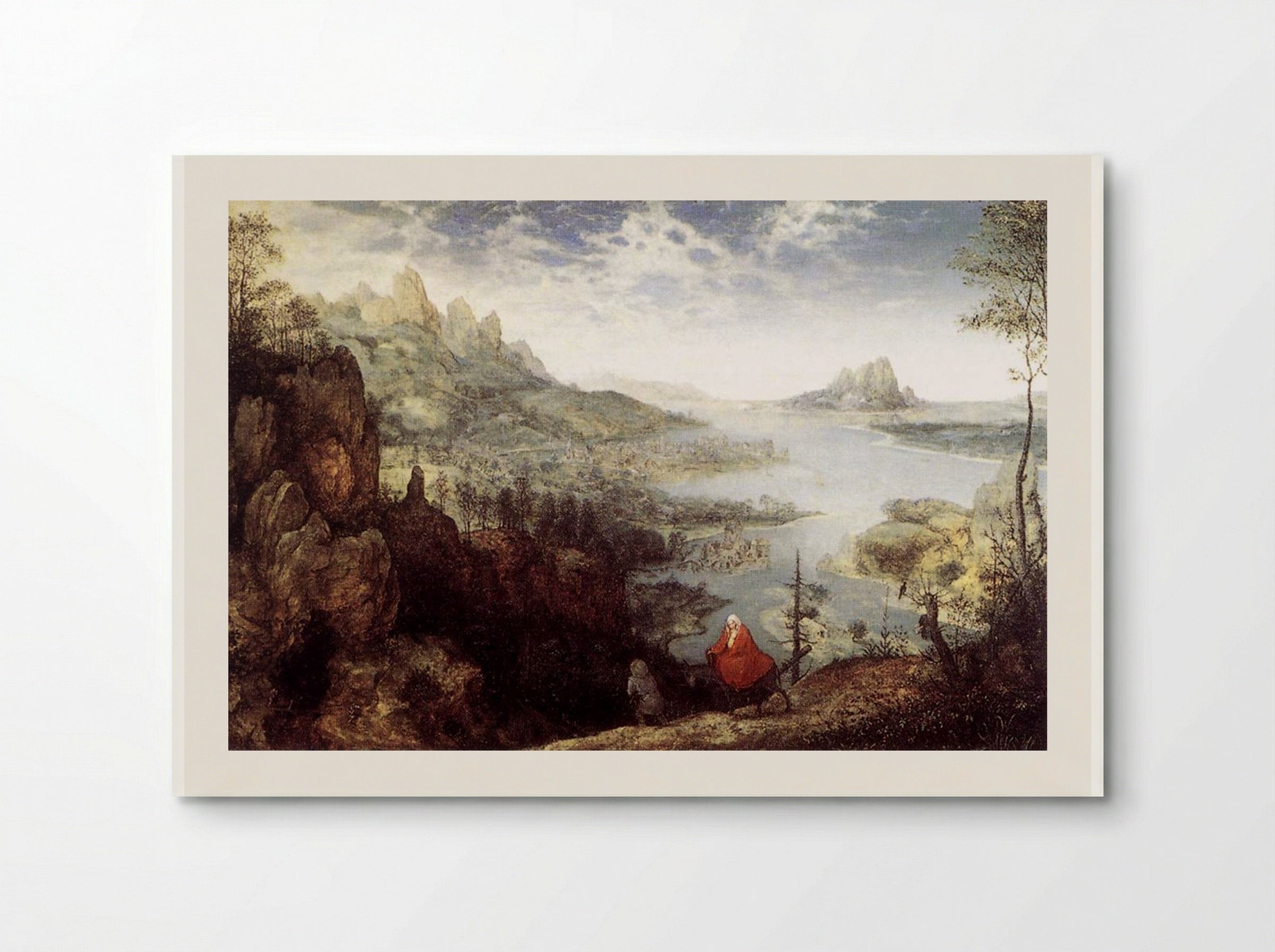 Landscape with the Flight into Egypt - Pieter Bruegel the Elder - Poster