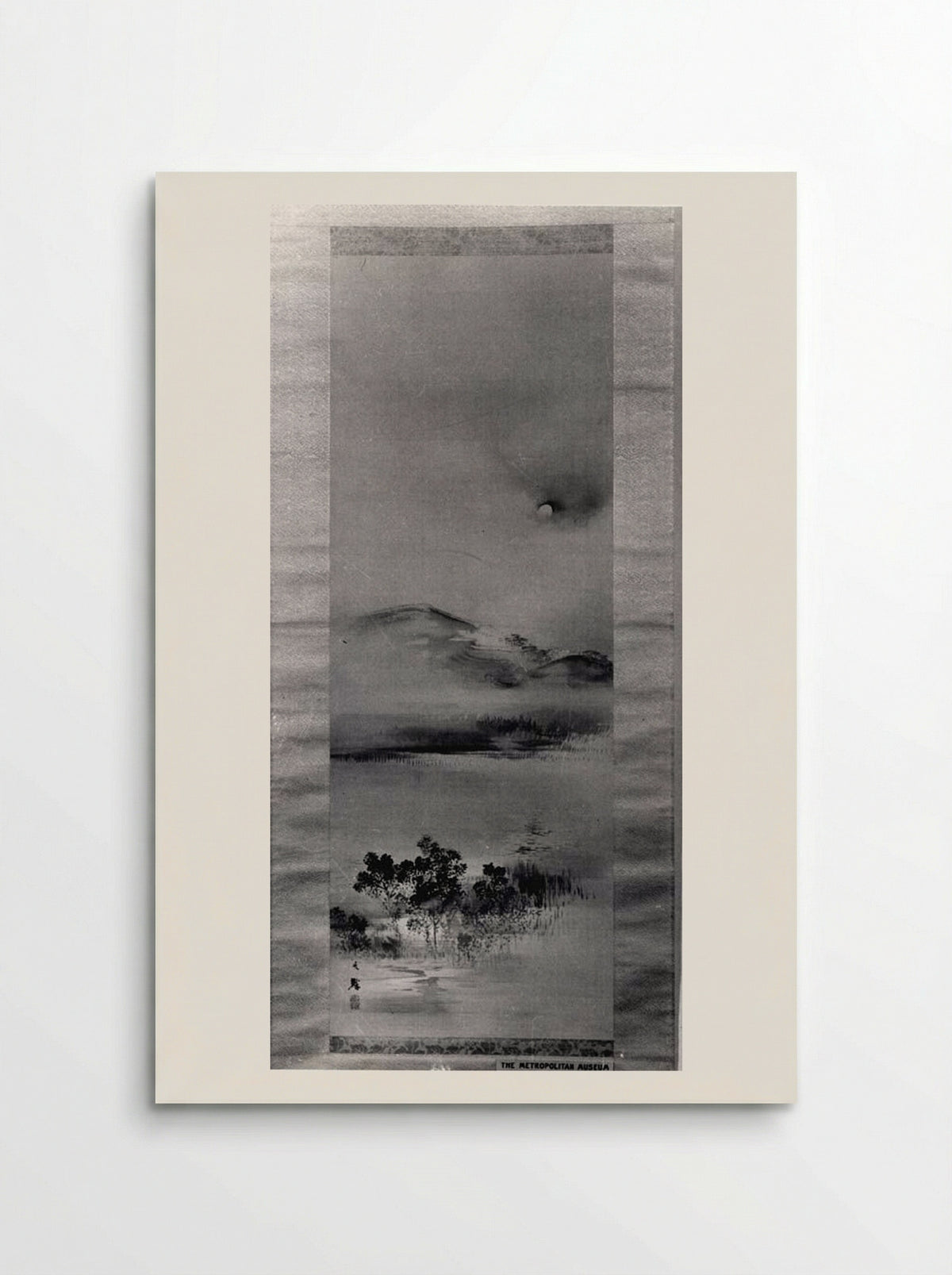 Landscape with the Moon - Shiokawa Bunrin - Poster