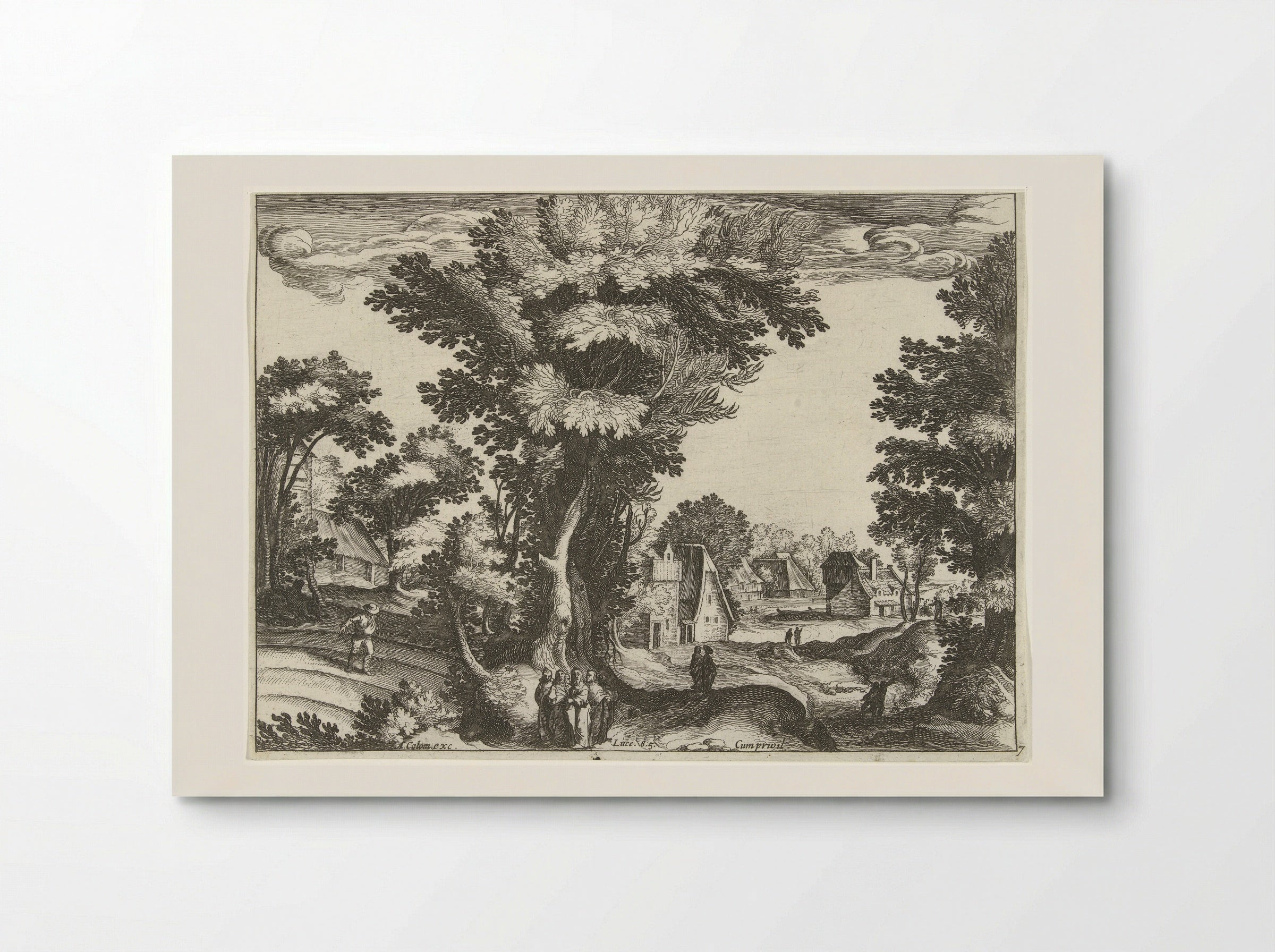 Landscape with the Parable of the Sower - Simon Frisius - Poster