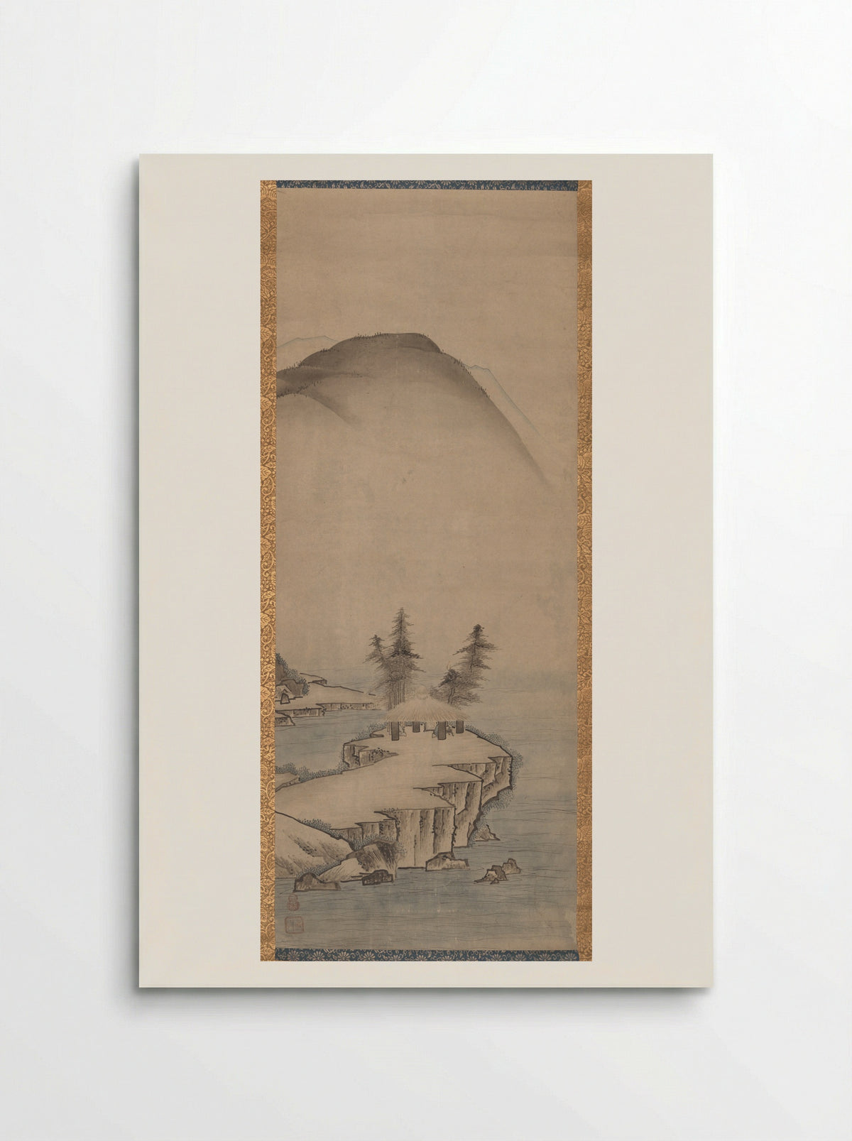 Landscapes (one of a pair) - Unkoku Tōyo - Poster