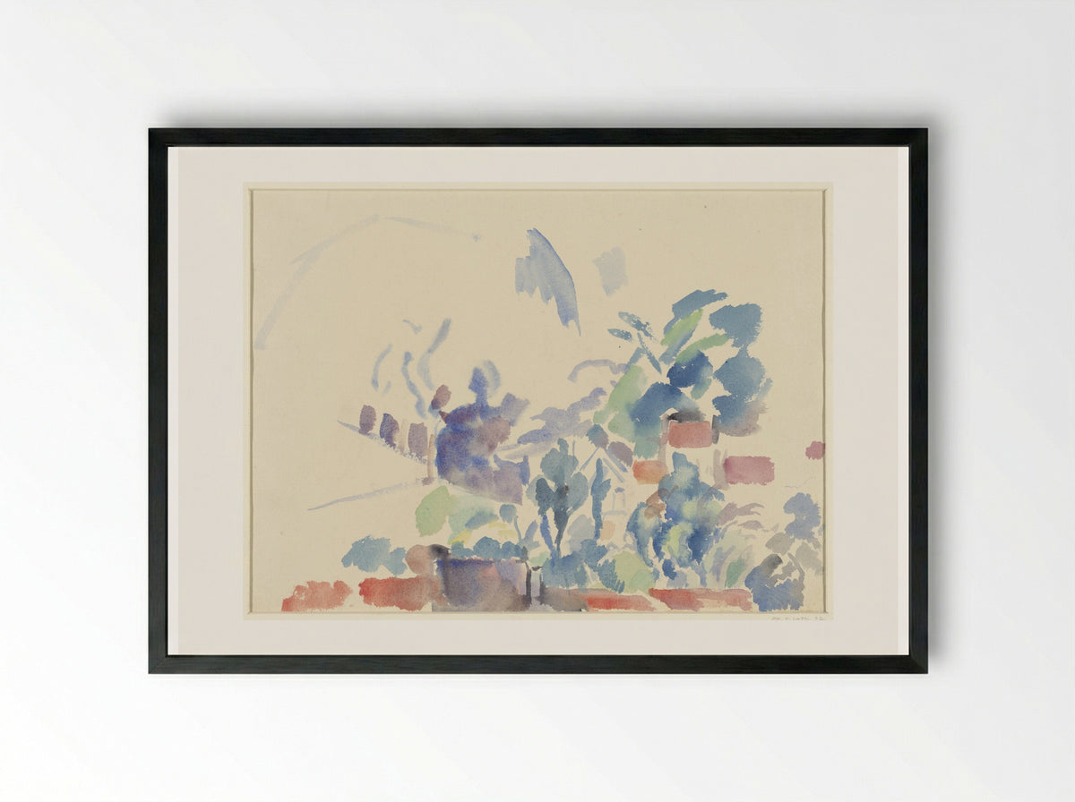 Landschap, Boitsfort - Rik Wouters - Framed Print Black