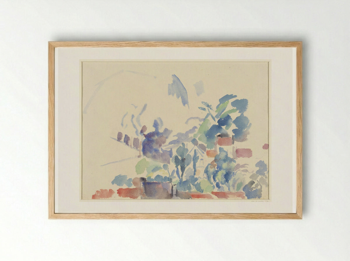 Landschap, Boitsfort - Rik Wouters - Framed Print Wood