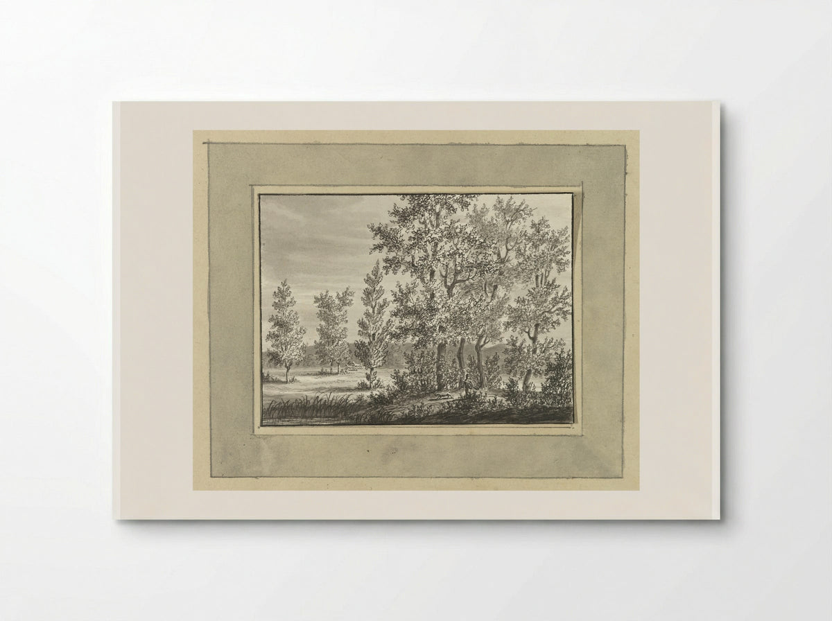 Landschap bij Nassau Usinge - Ernst Willem Jan Bagelaar - Poster