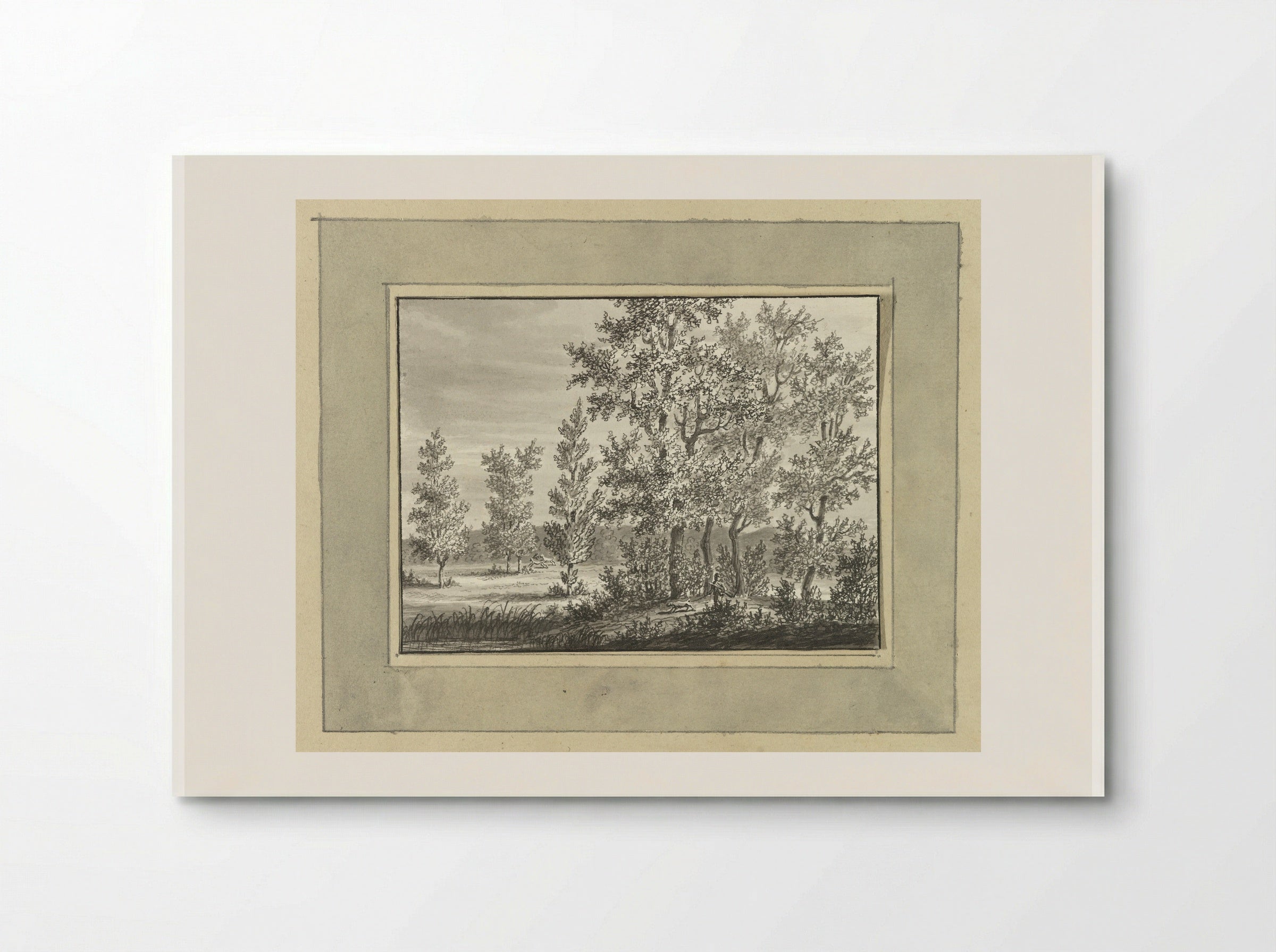 Landschap bij Nassau Usinge - Ernst Willem Jan Bagelaar - Poster