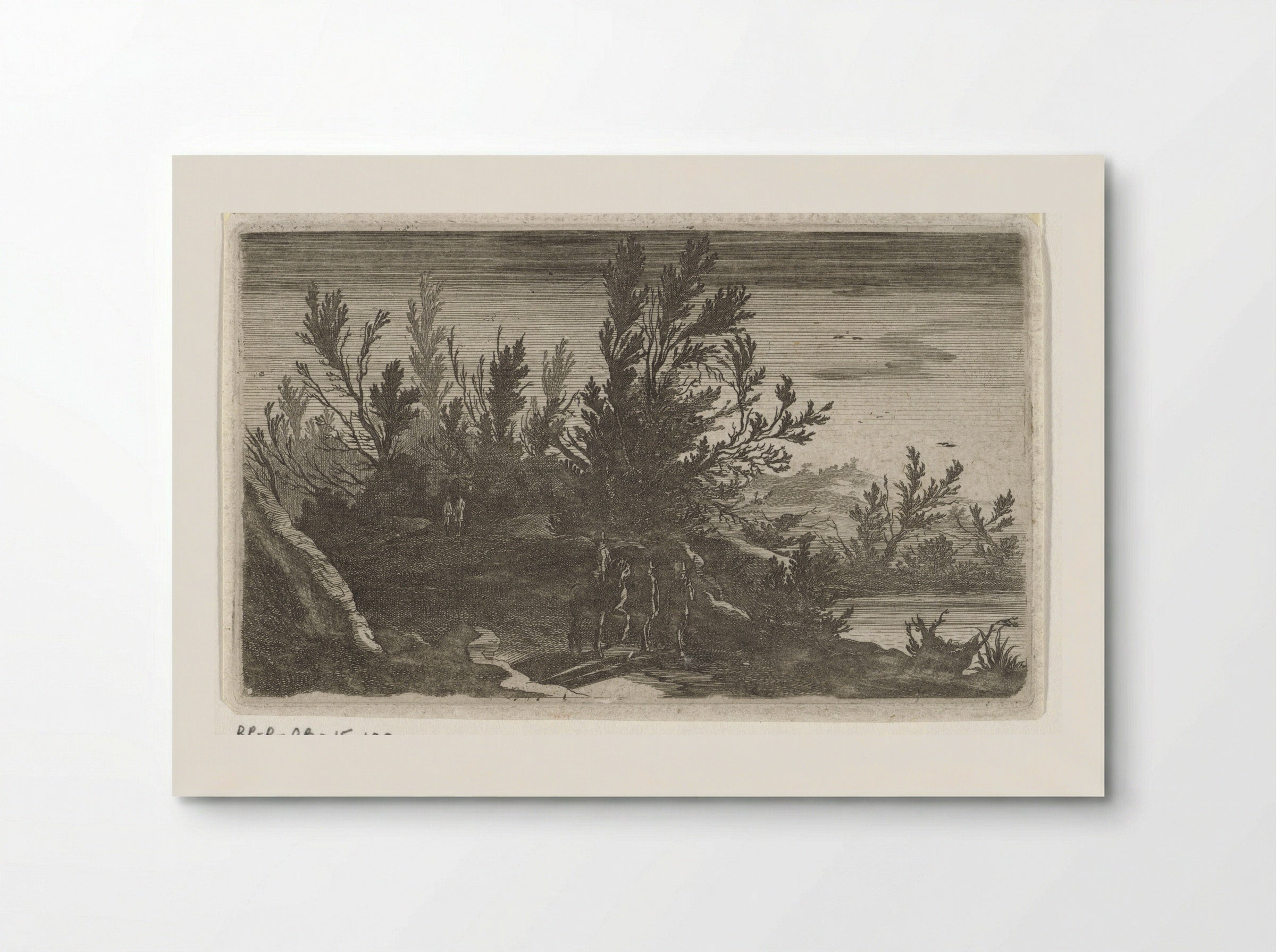 Landschap bij nacht - Gillis van Scheyndel (I) - Poster