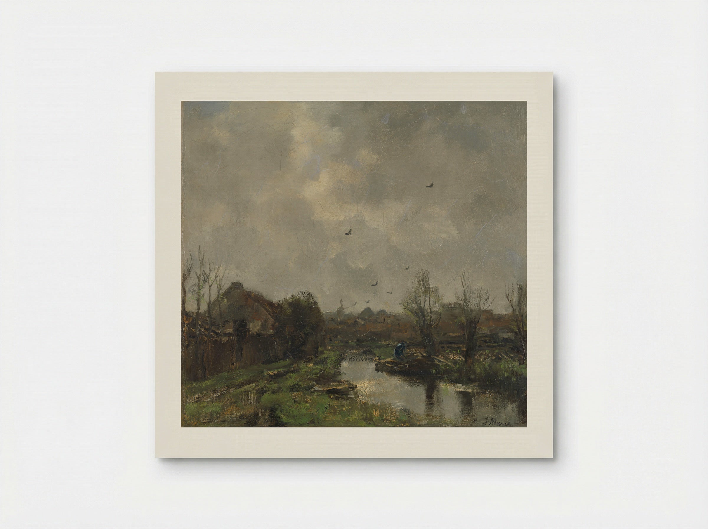 Landschap in de omgeving van Den Haag - Jacob Maris - Poster