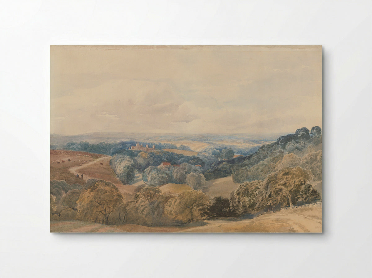 Landschap met Crieff Castle - Henry Jutsum - Poster