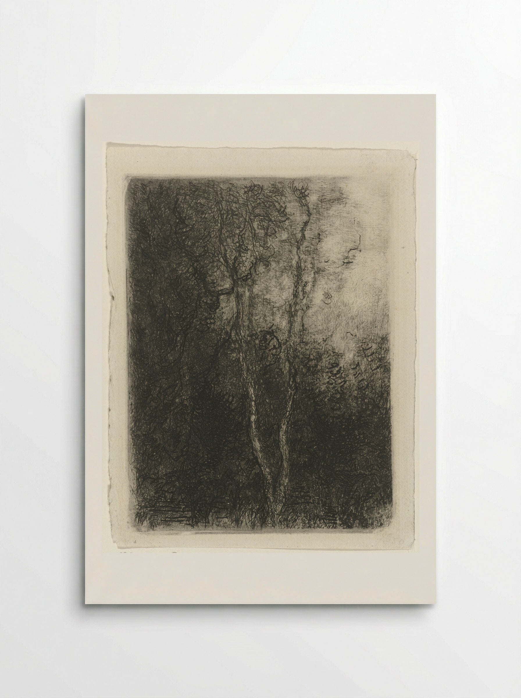 Landschap met bomen - Matthijs Maris - Poster