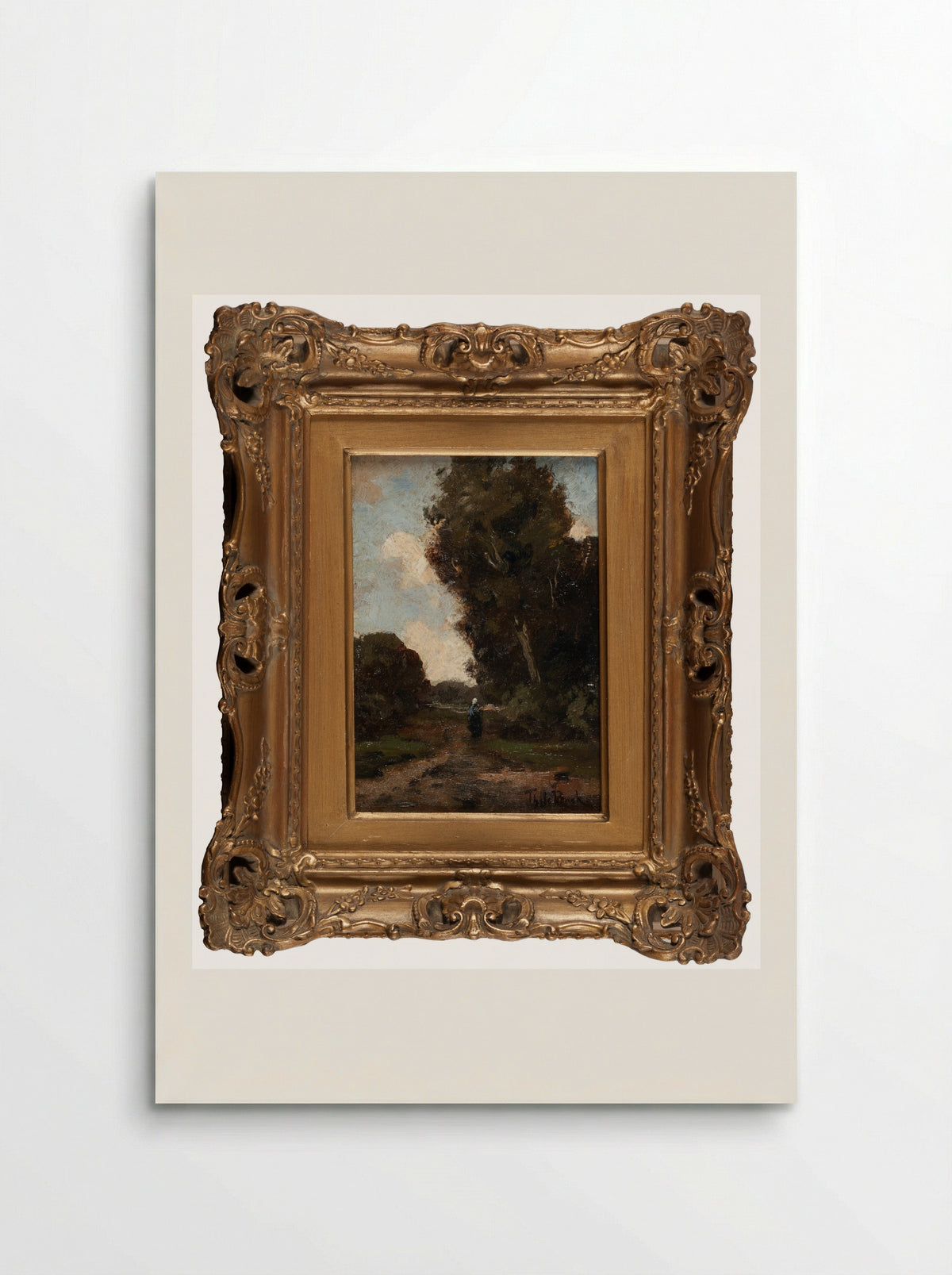 Landschap met bomen - Théophile de Bock - Poster