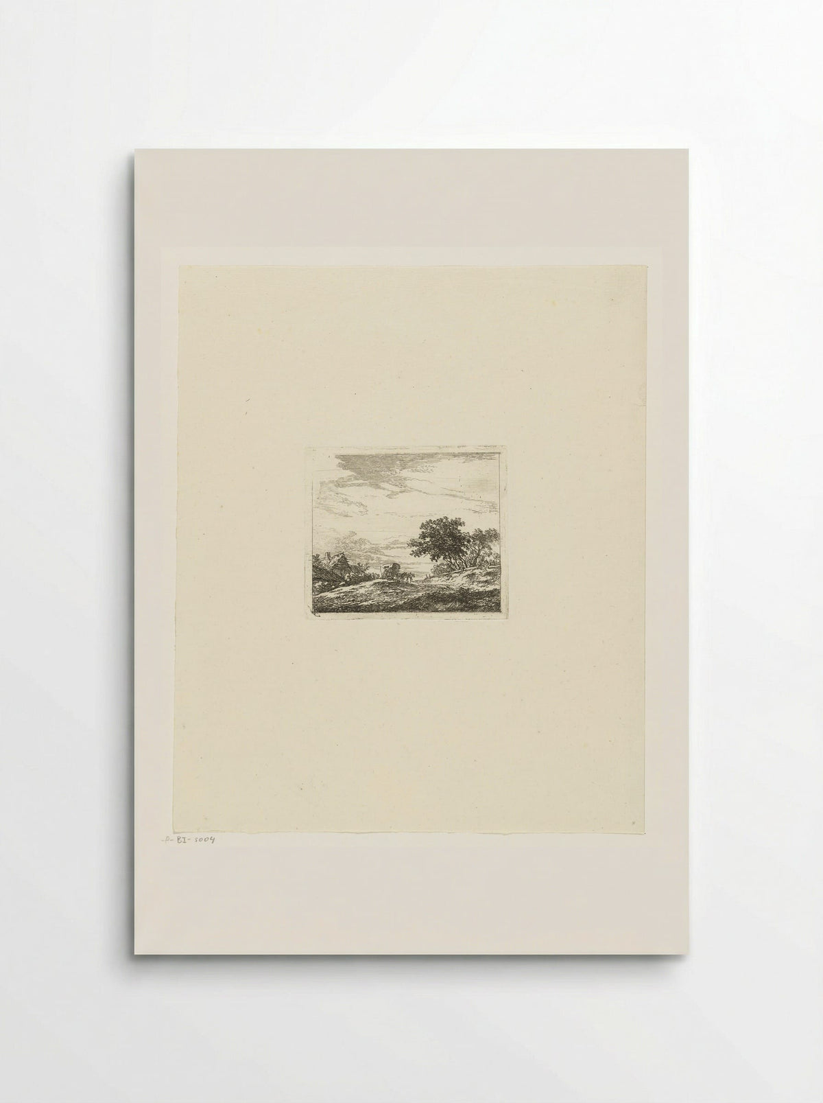Landschap met koets - Hermanus van Brussel - Poster
