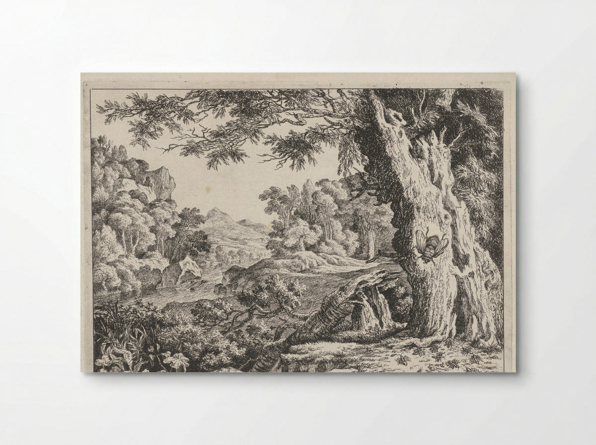Landschap met mieren en bijen - Johan le Ducq - Poster
