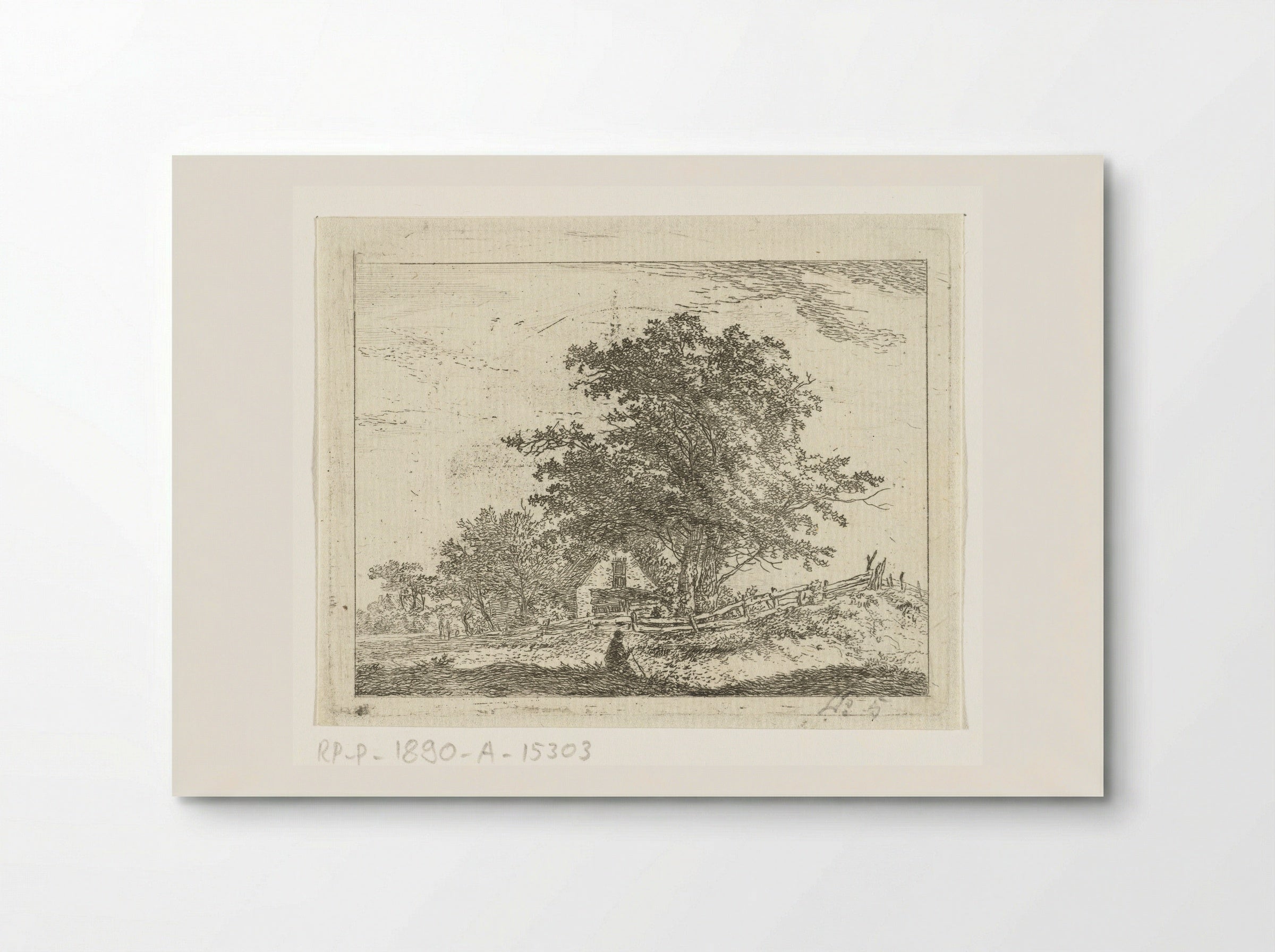 Landschap met rustende wandelaars - Hermanus van Brussel - Poster