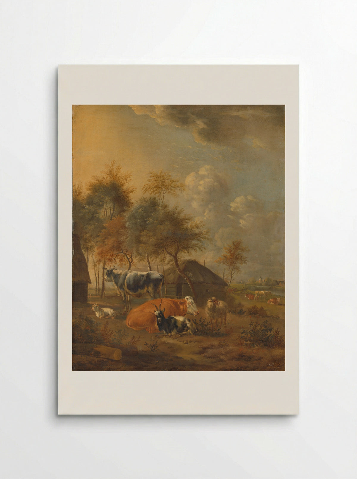 Landschap met vee - Monogrammist IL - Poster