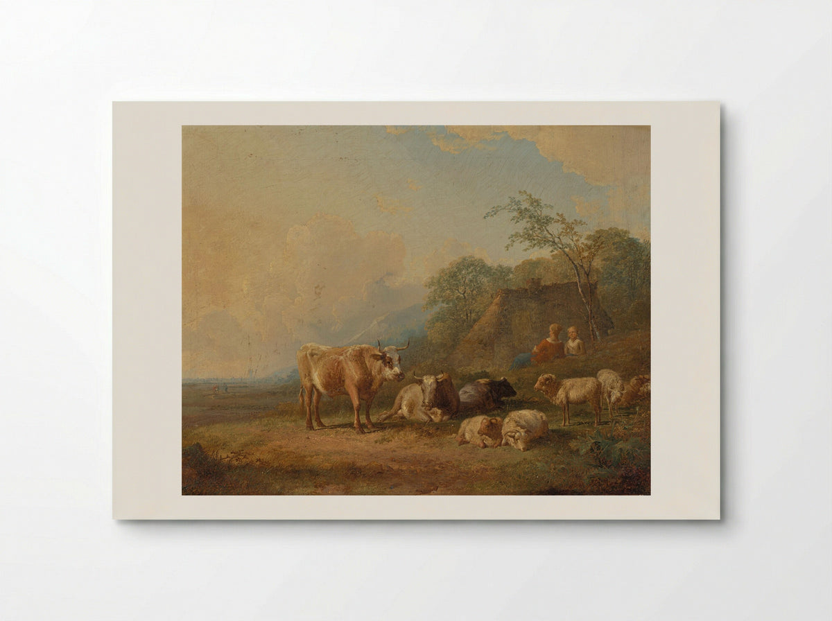 Landschap met vee - James de Rijk - Poster