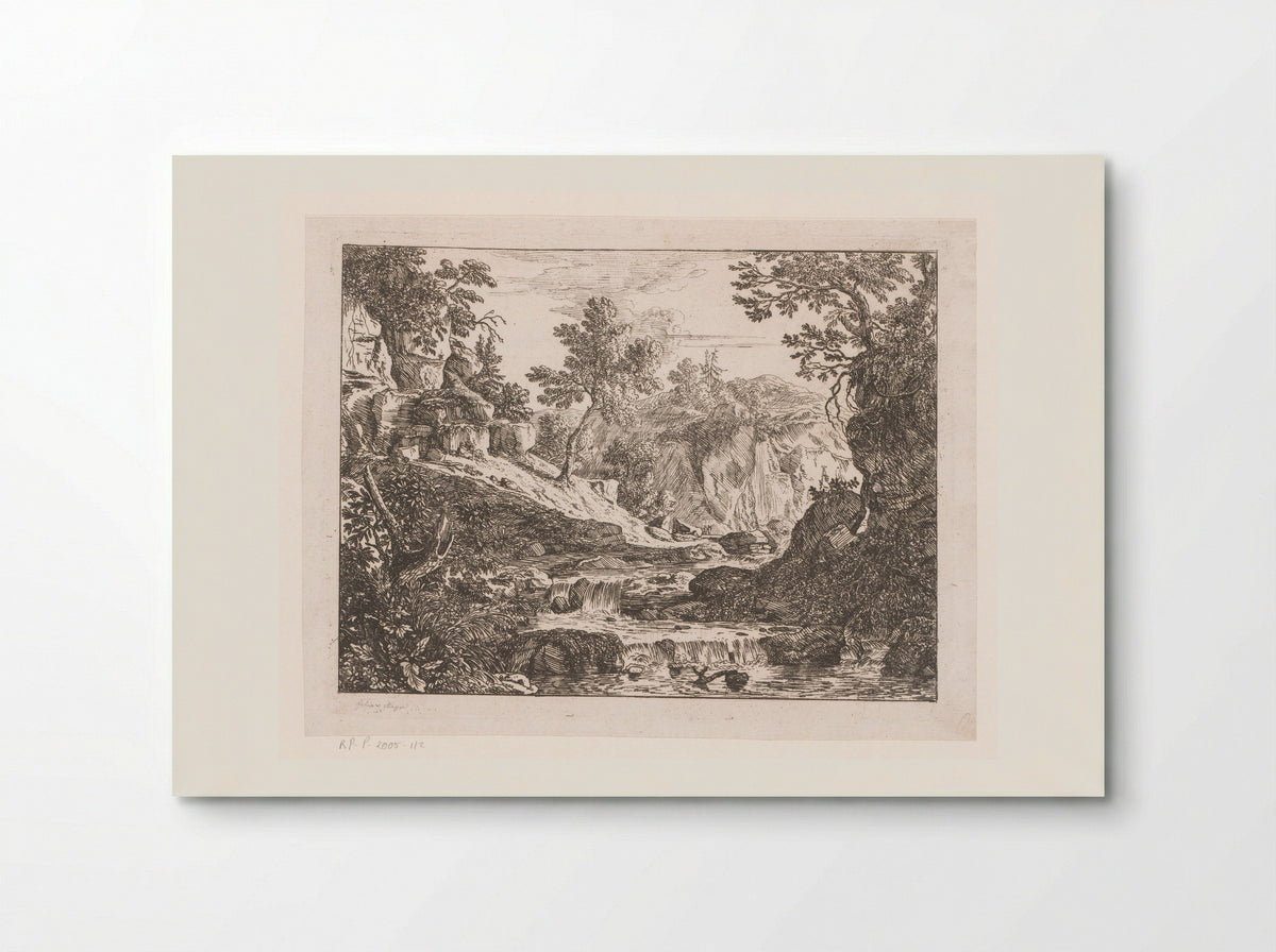 Landschap met watervallen - Felix Meyer - Poster