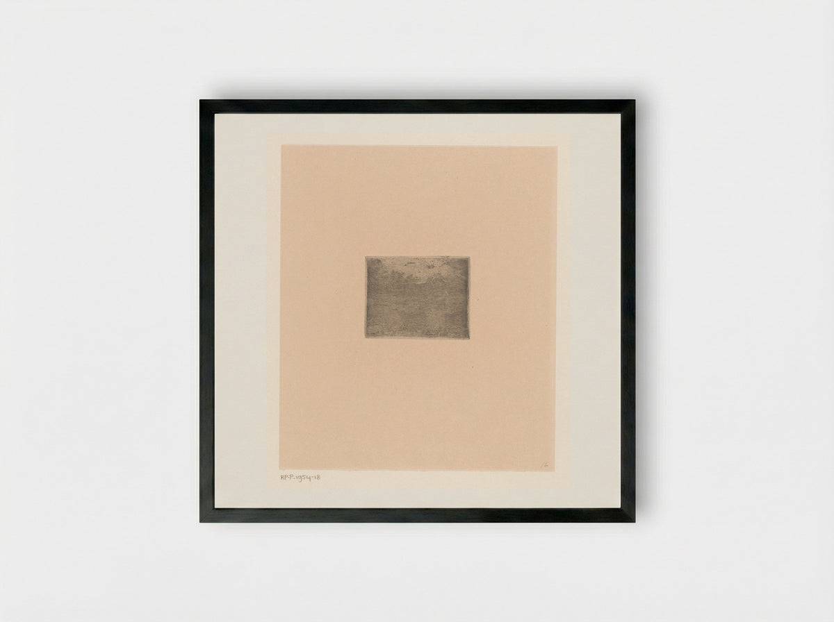 Landschap met wolkenlucht - Rik Wouters - Framed Print Black