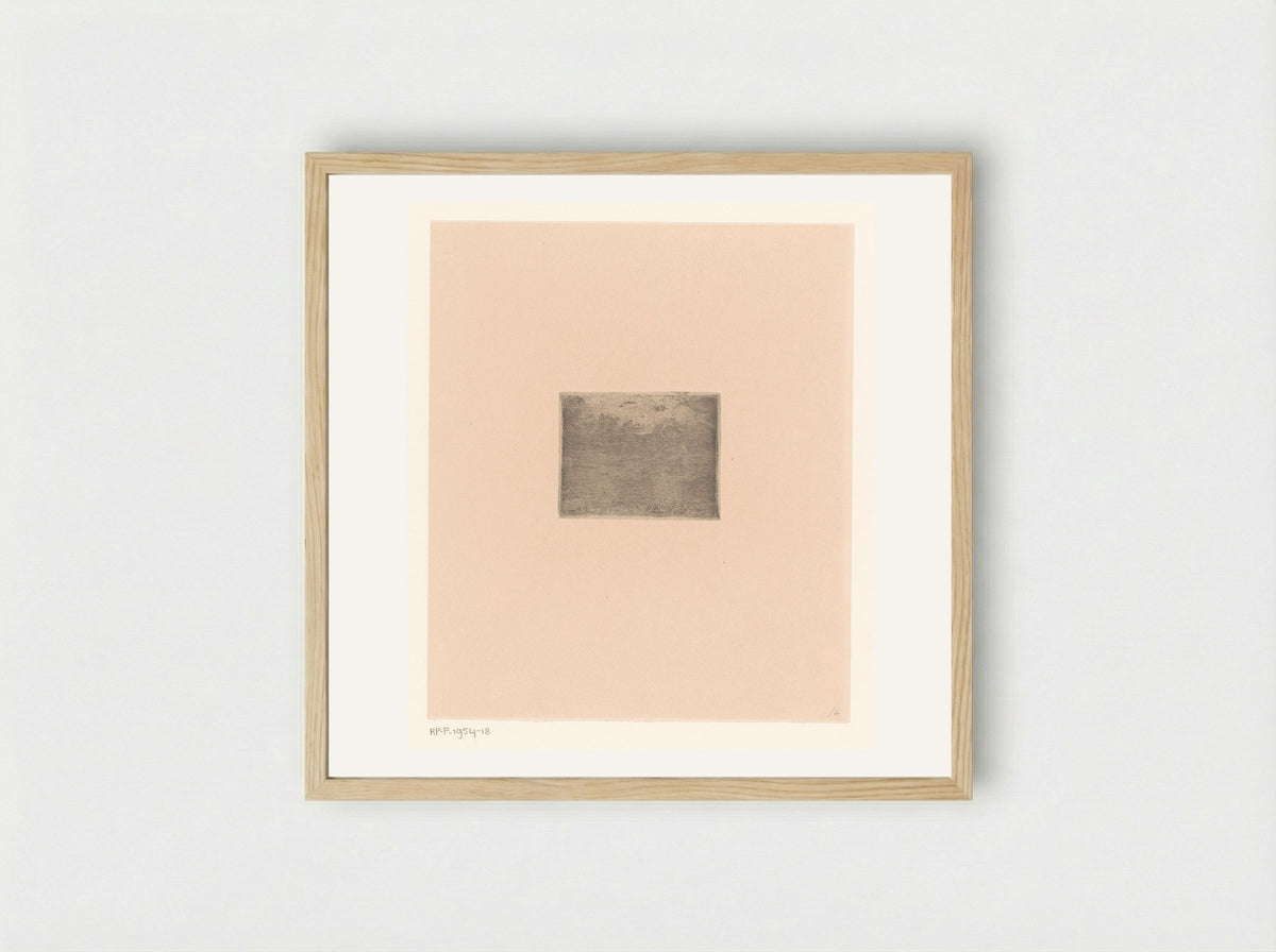 Landschap met wolkenlucht - Rik Wouters - Framed Print Wood
