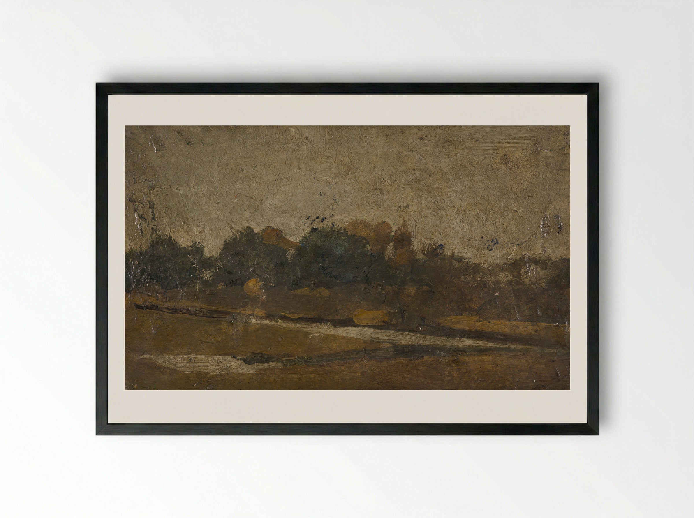 Landschap - Willem Witsen - Framed Print Black