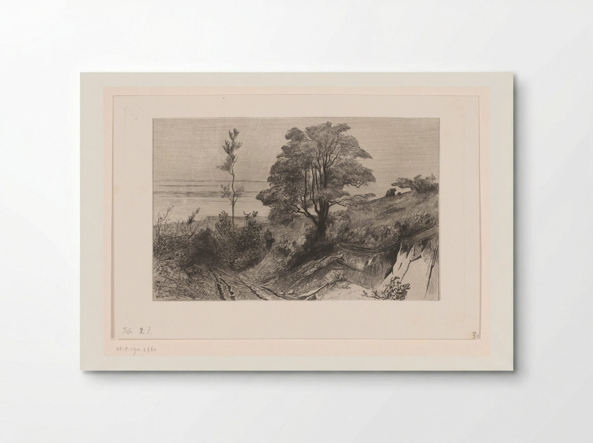 Landweg bij Warnant - Carel Nicolaas Storm van 's-Gravesande - Poster