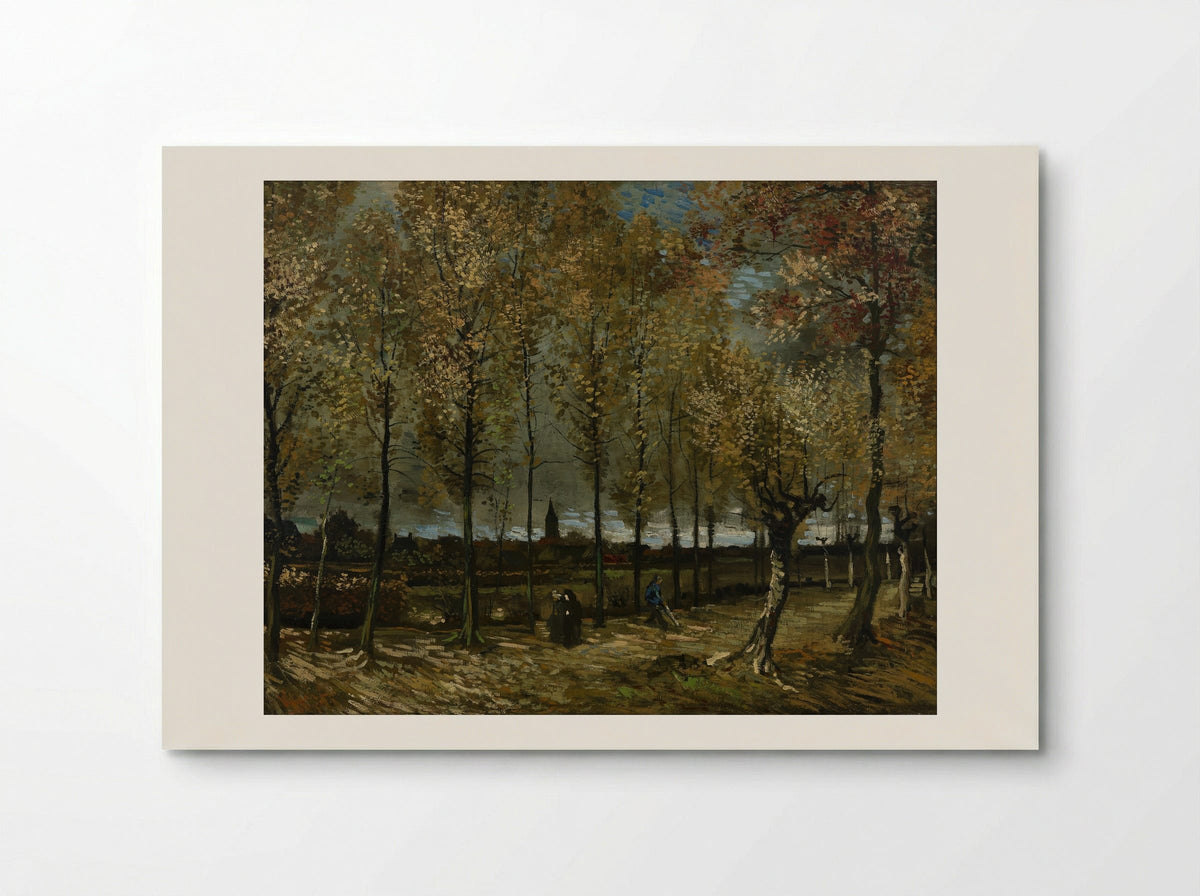 Lane with Poplars near Nuenen - Vincent van Gogh - Poster