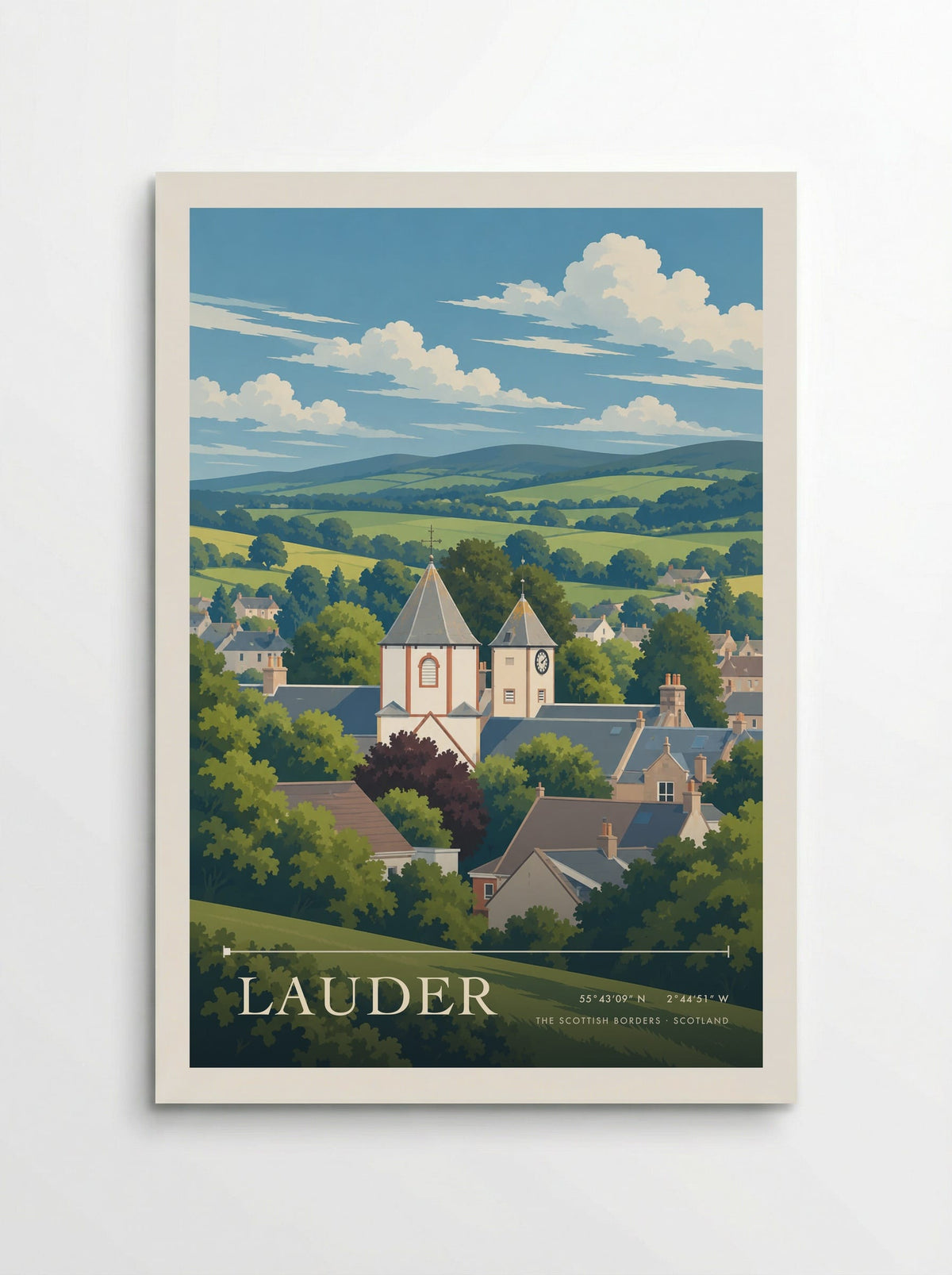 Lauder, The Scottish Borders | Travel Poster - Poster