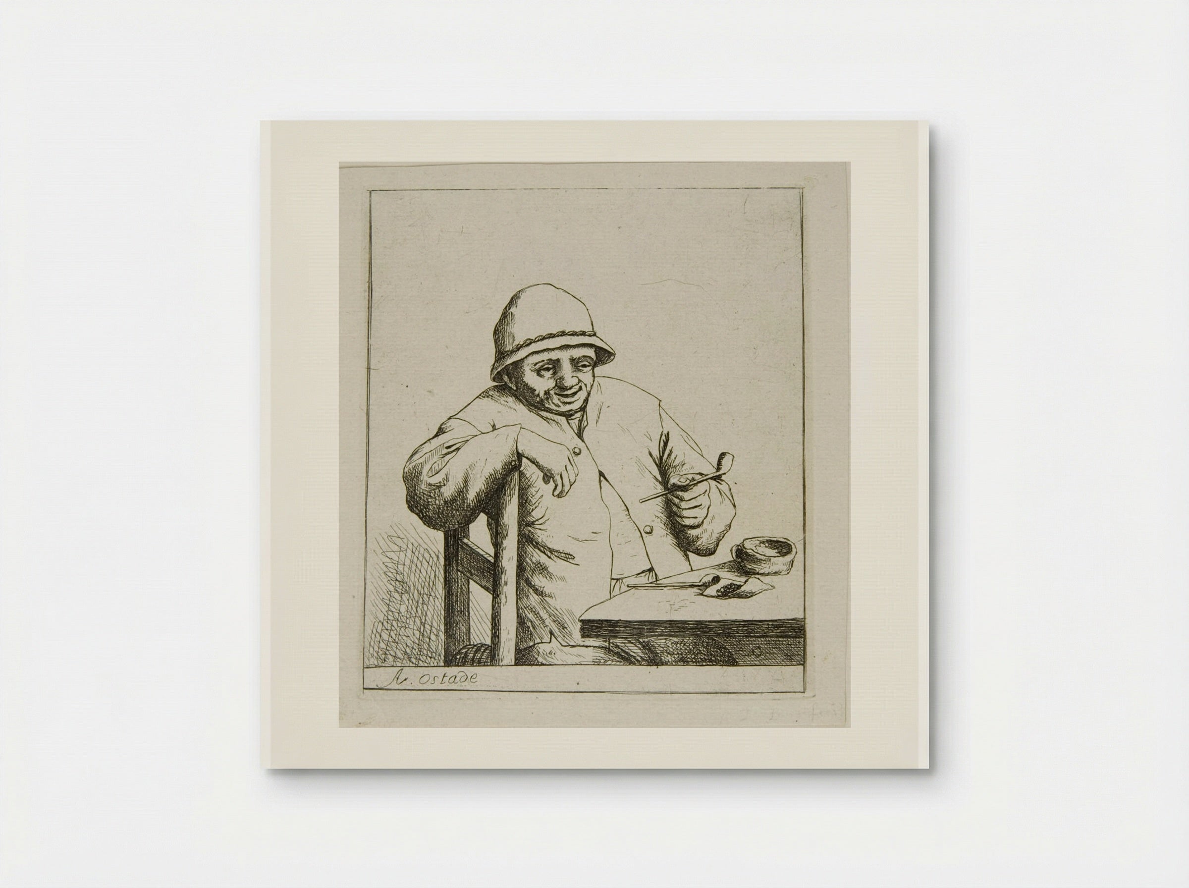 Laughing Smoker - David Deuchar - Poster