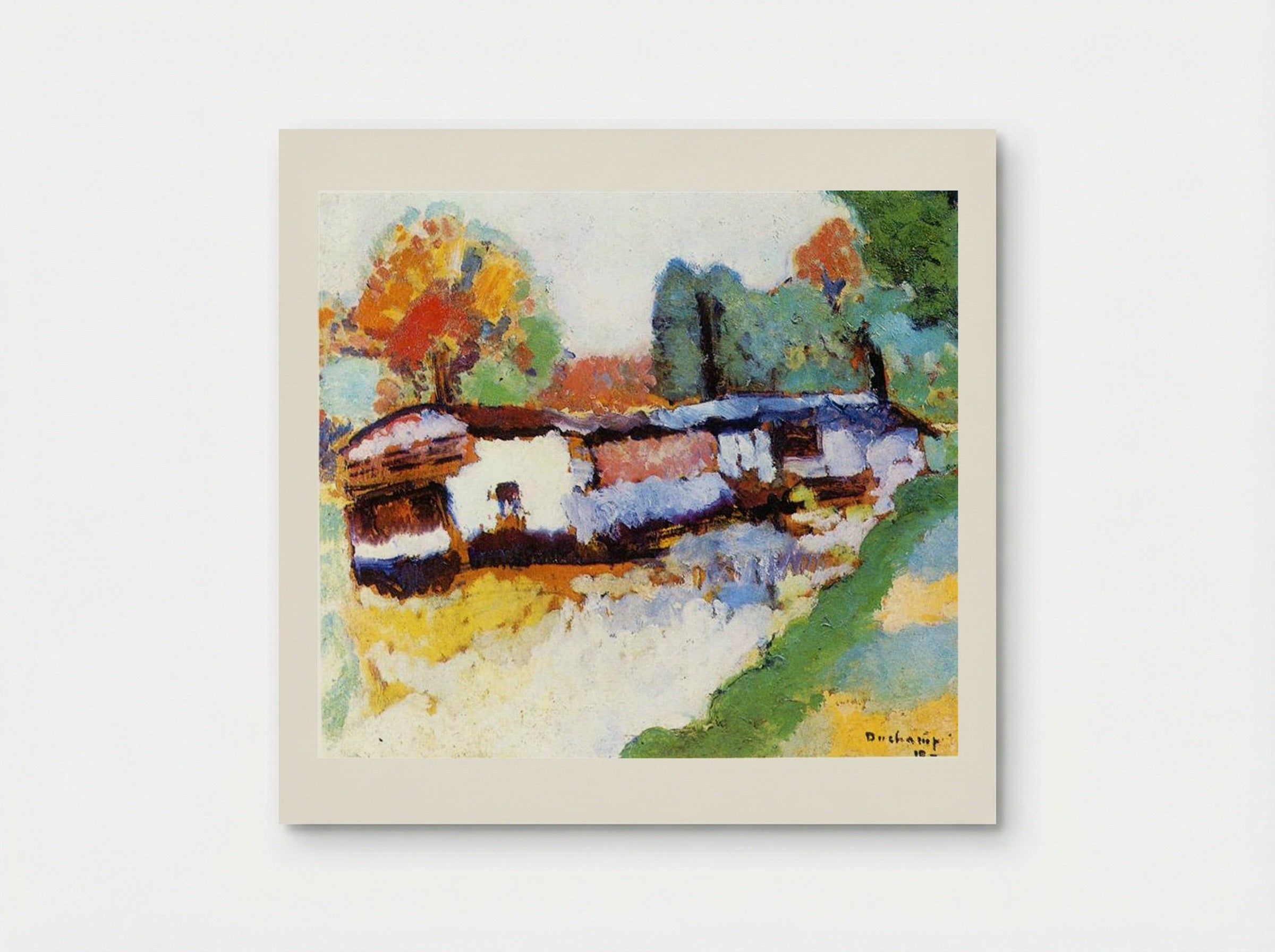 Laundry Barge - Marcel Duchamp - Poster
