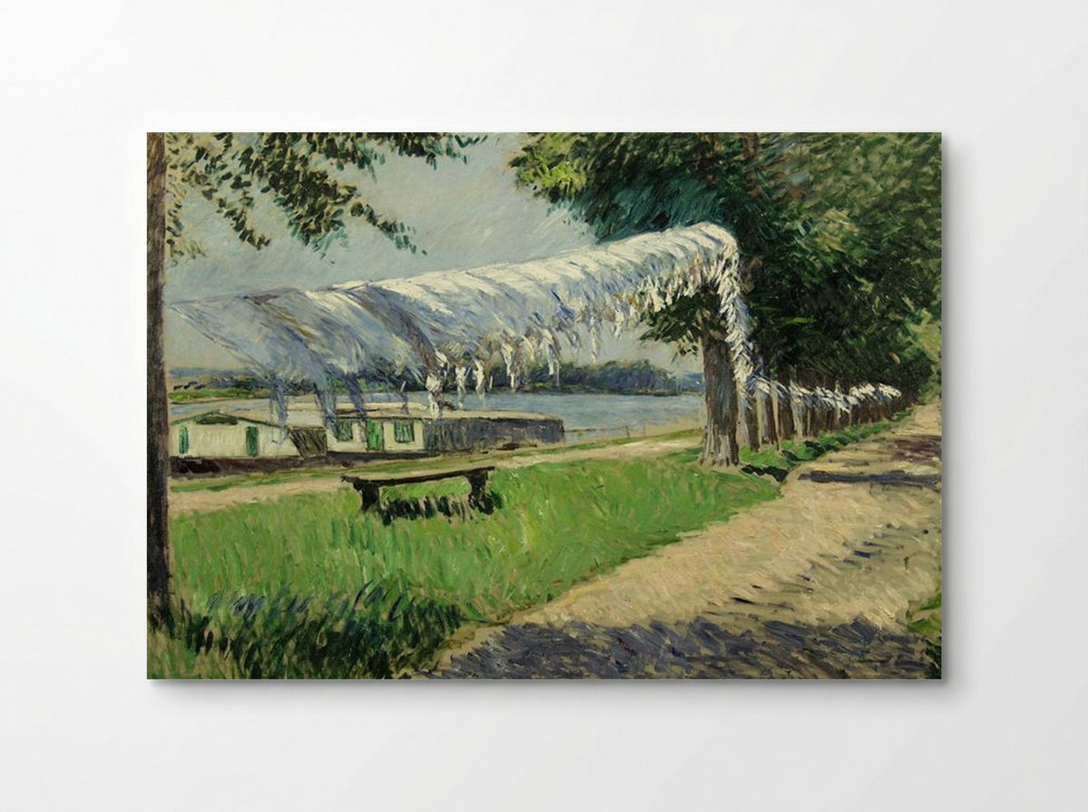 Laundry Drying - Gustave Caillebotte - Poster