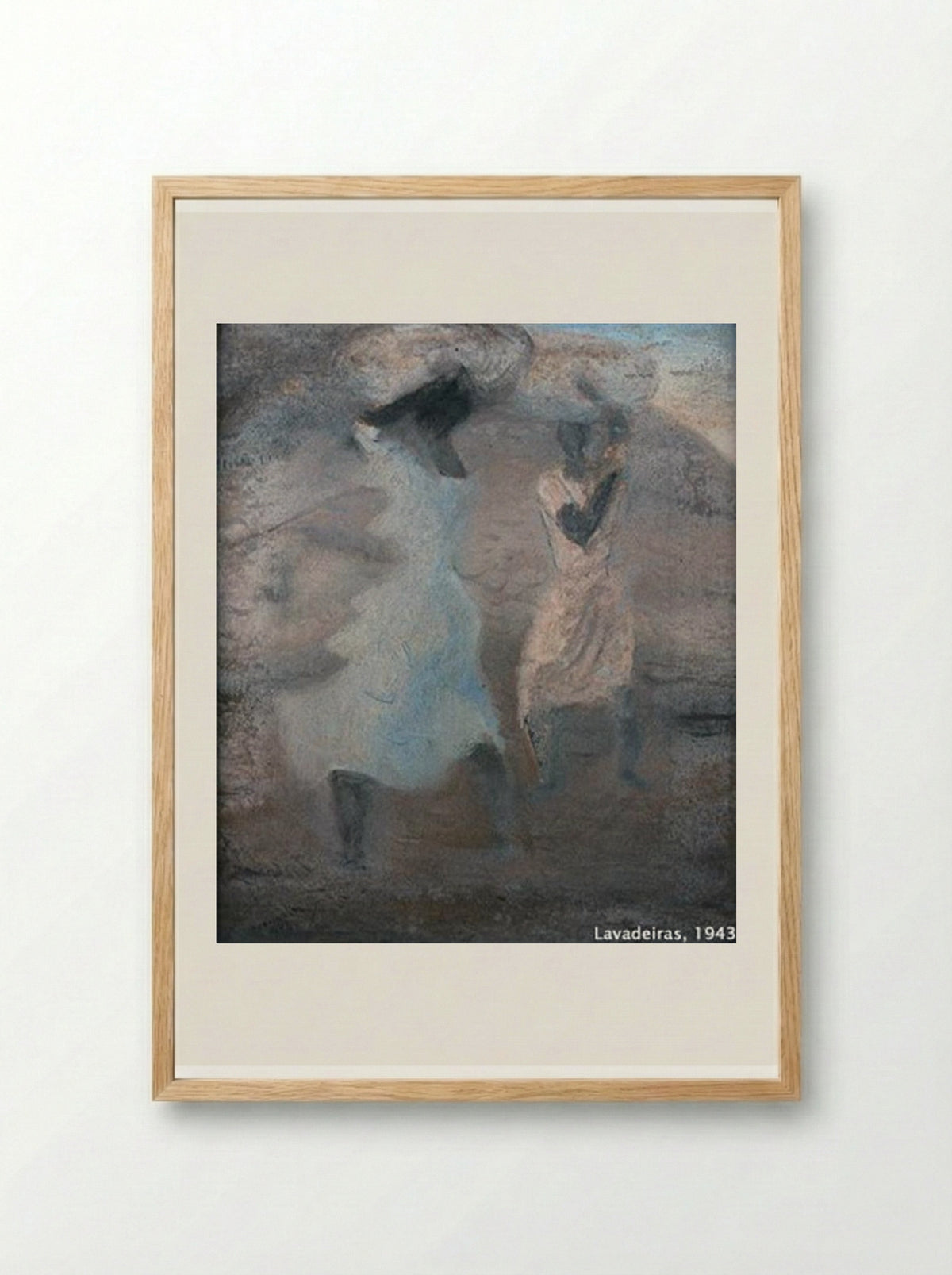 Lavadeiras - Candido Portinari - Framed Print Wood