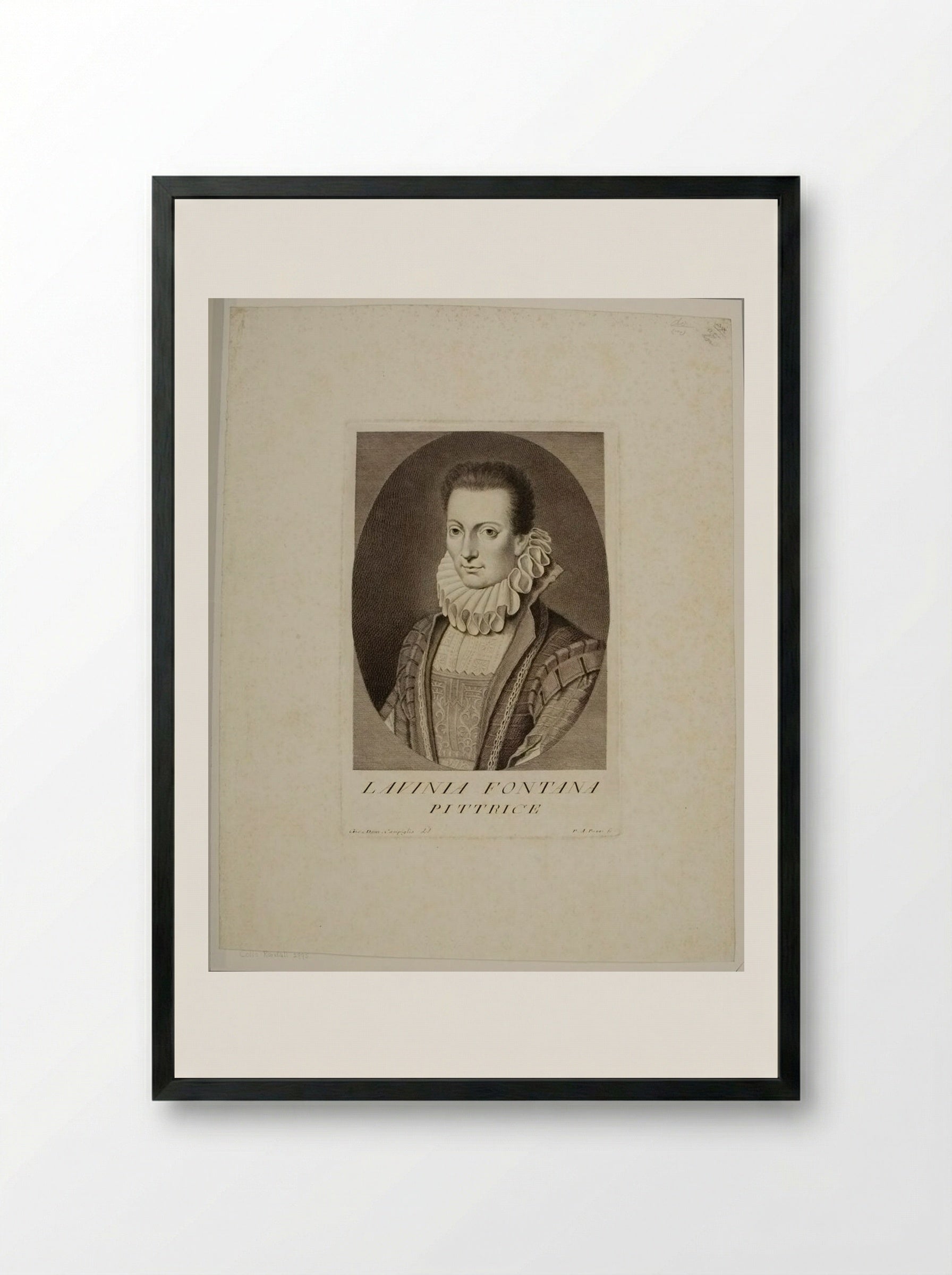 Lavinia Fontana - Pietro Antonio Pazzi - Framed Print Black