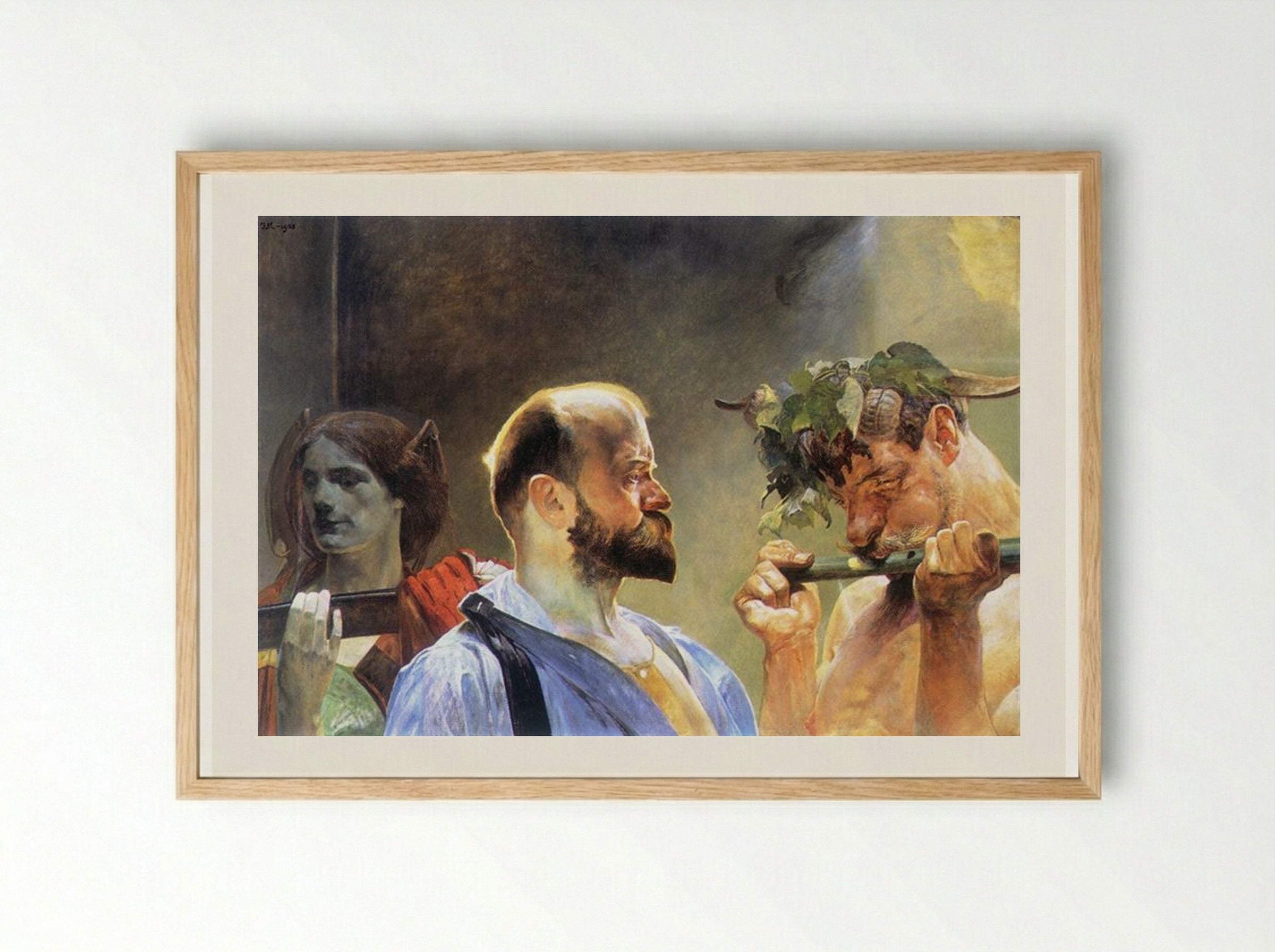 Law - Jacek Malczewski - Framed Print Wood