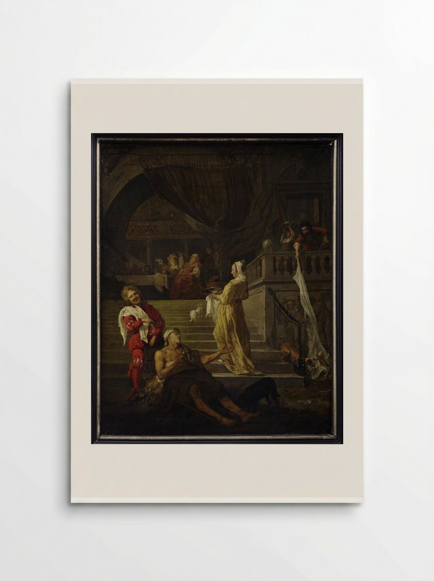 Lazarus and the Rich Man - Gabriel Metsu - Poster