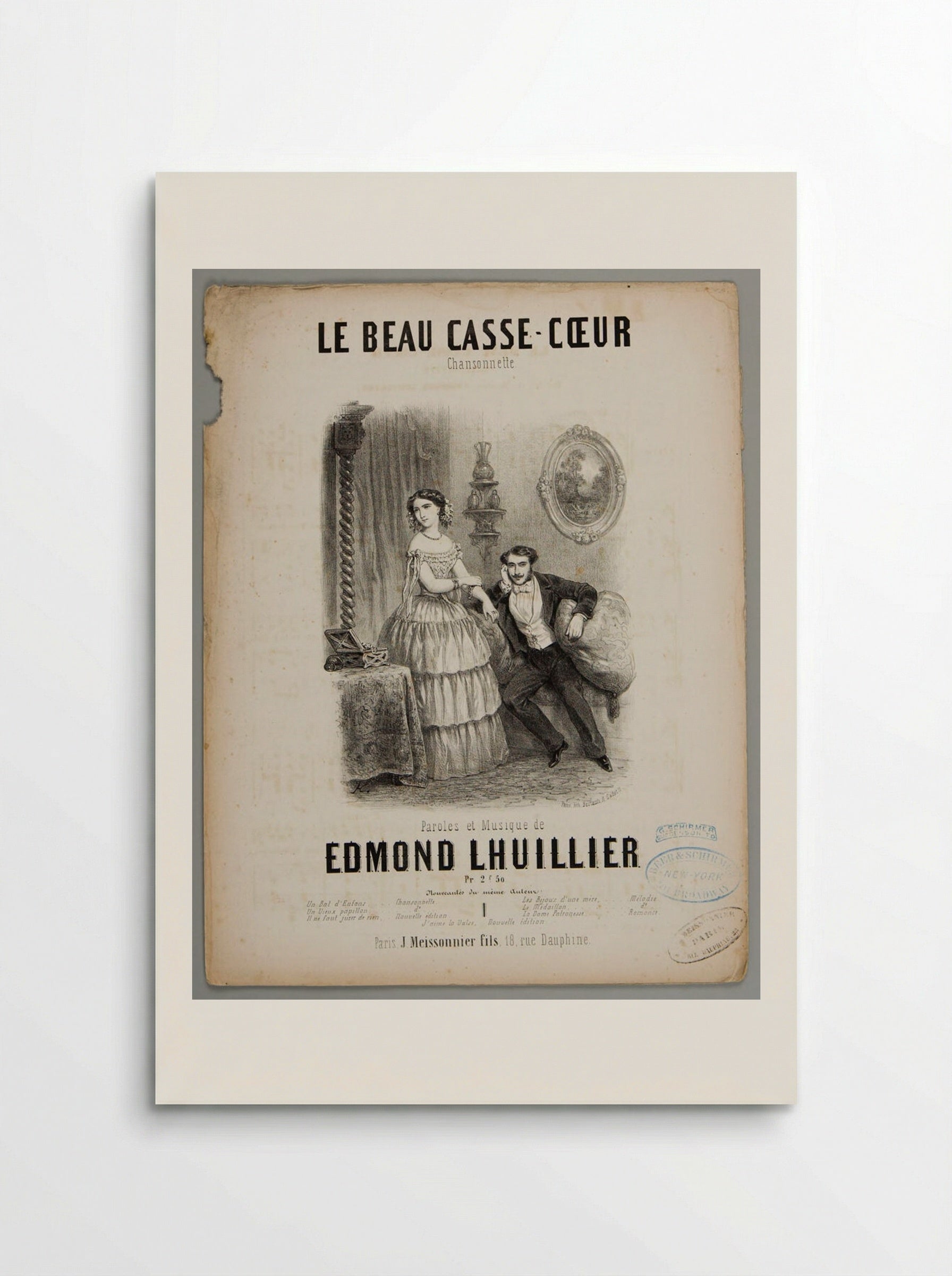 Le Beau Casse-Cœur - Victor Jacques Bertauts - Poster