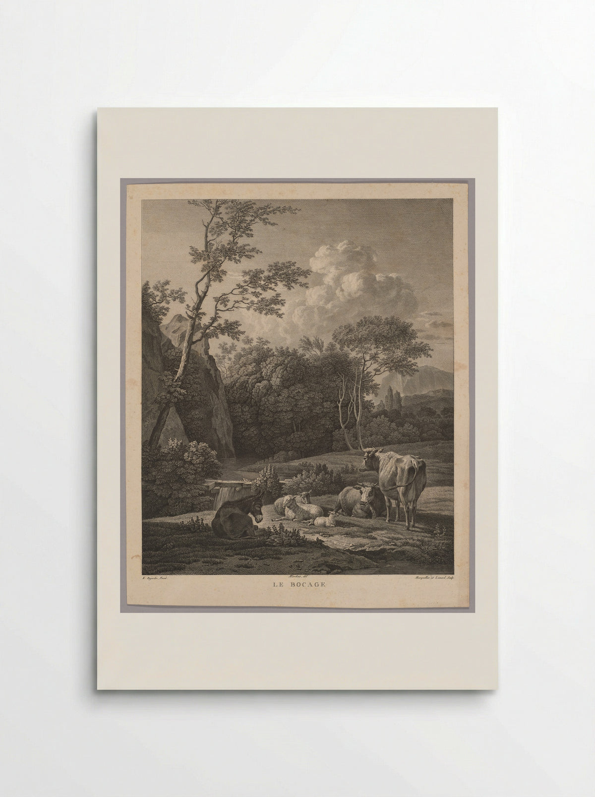 Le Bocage - Jean Baptiste Liénard - Poster