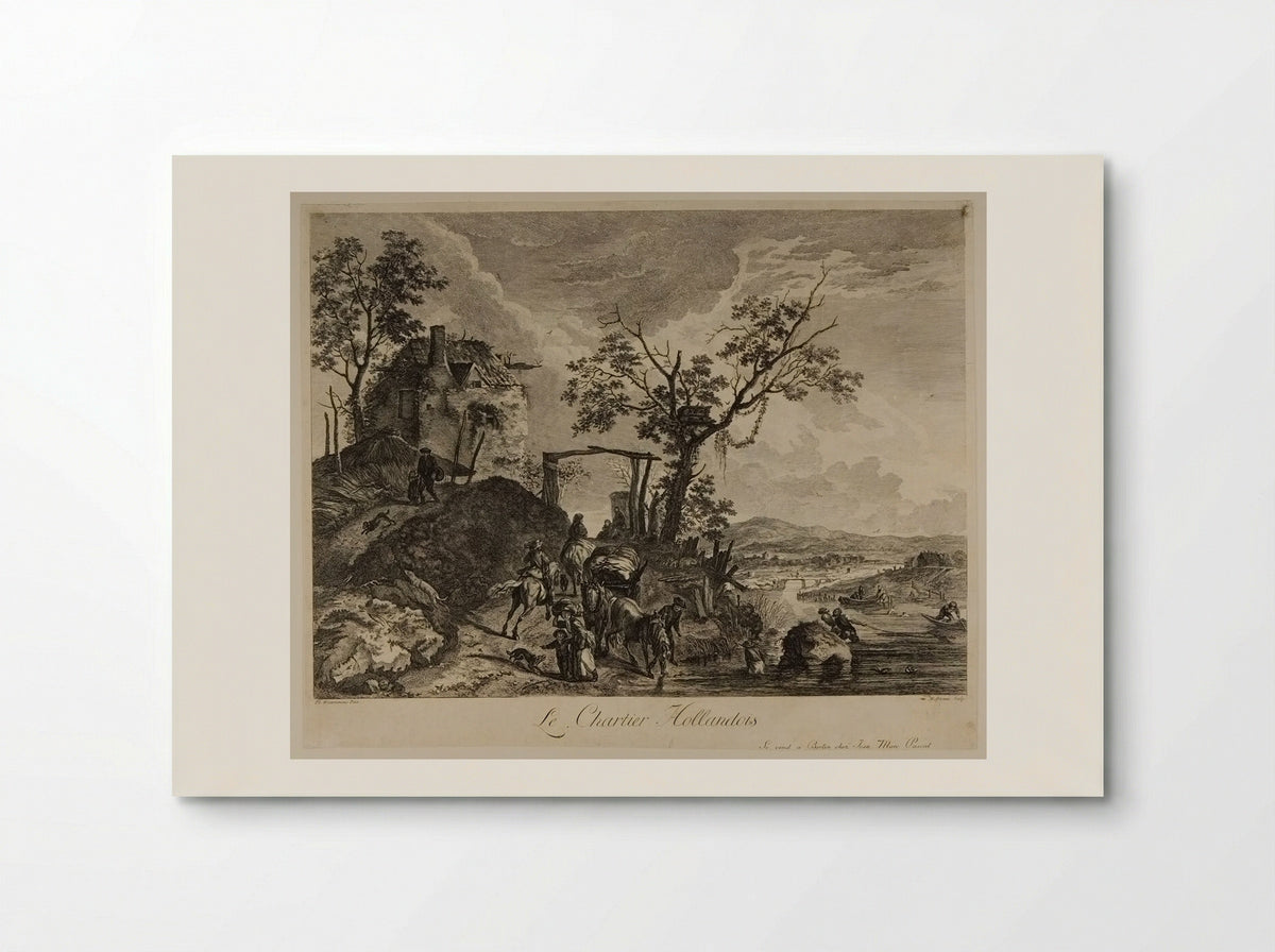 Le Chartier Hollandois - Marie Jeanne Ozanne - Poster