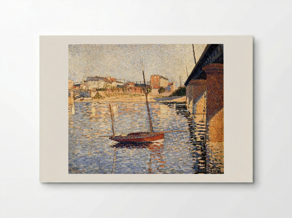 Le Clipper, Asnières - Paul Signac - Poster
