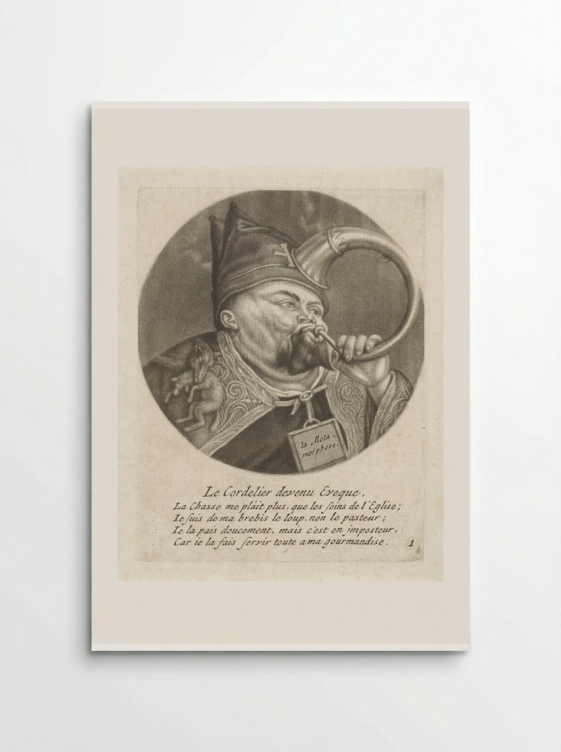 Le Cordelier devenu Eveque - Jacob Gole - Poster