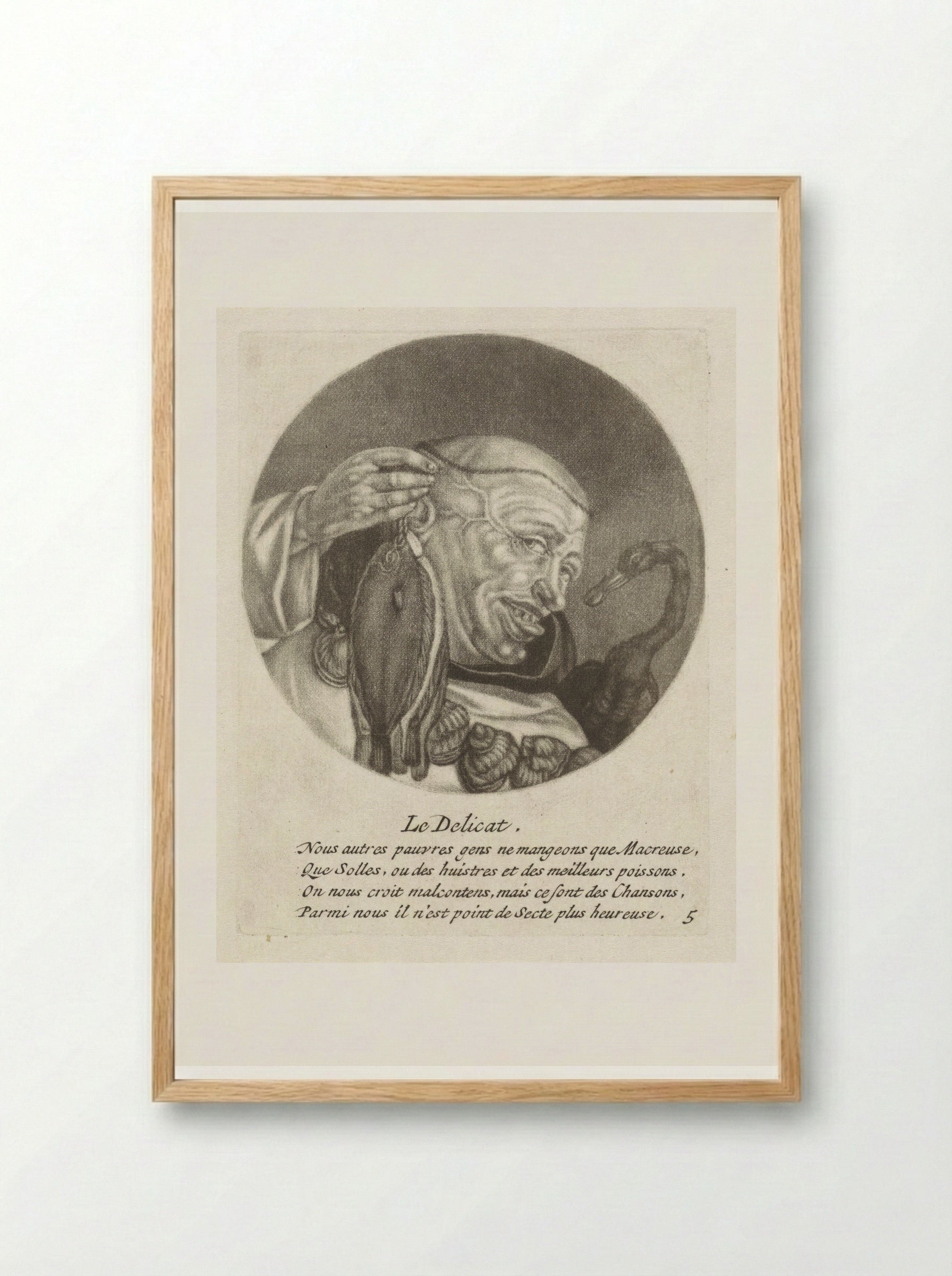 Le Delicat - Jacob Gole - Framed Print Wood