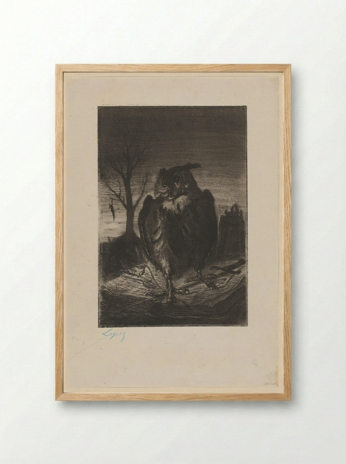 Le Destin - Ludovic Napoléon Lepic - Framed Print Wood
