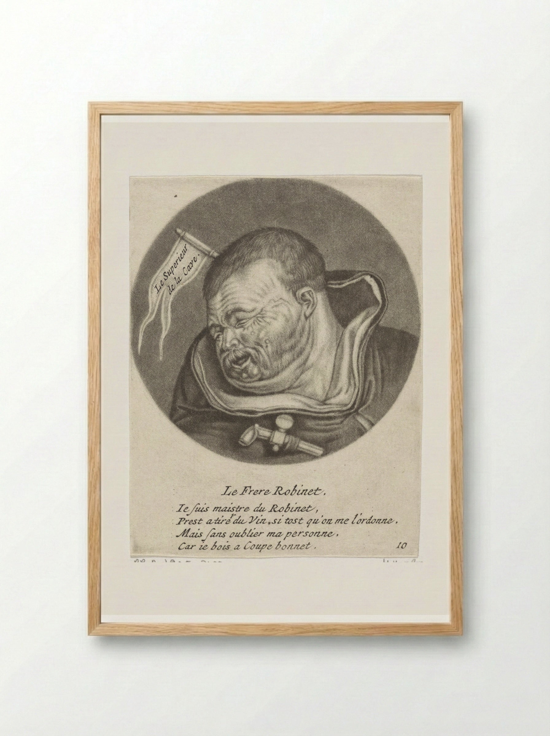 Le Frere Robinet - Jacob Gole - Framed Print Wood